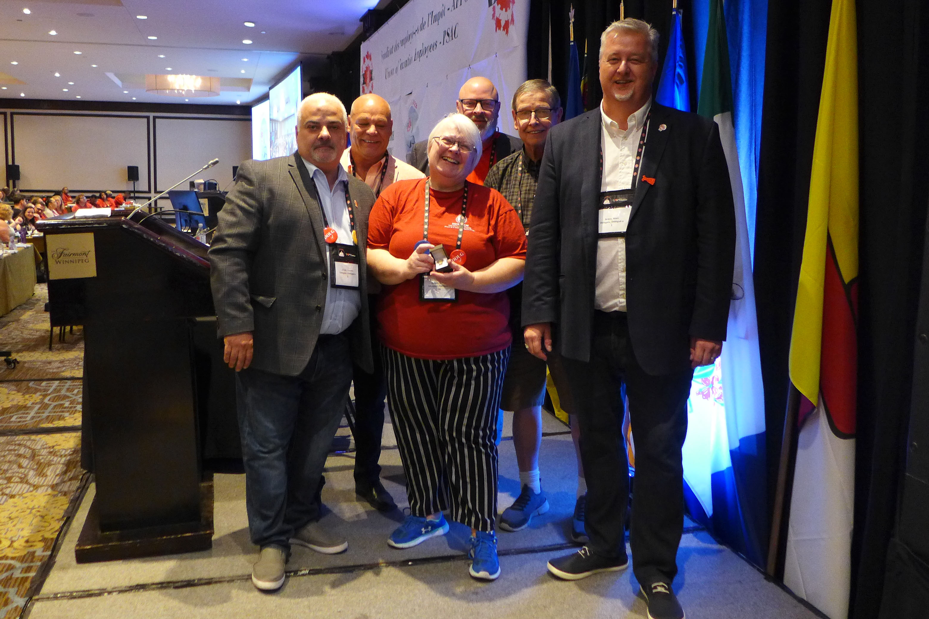 Sharon Bulger receives her 25 year pin