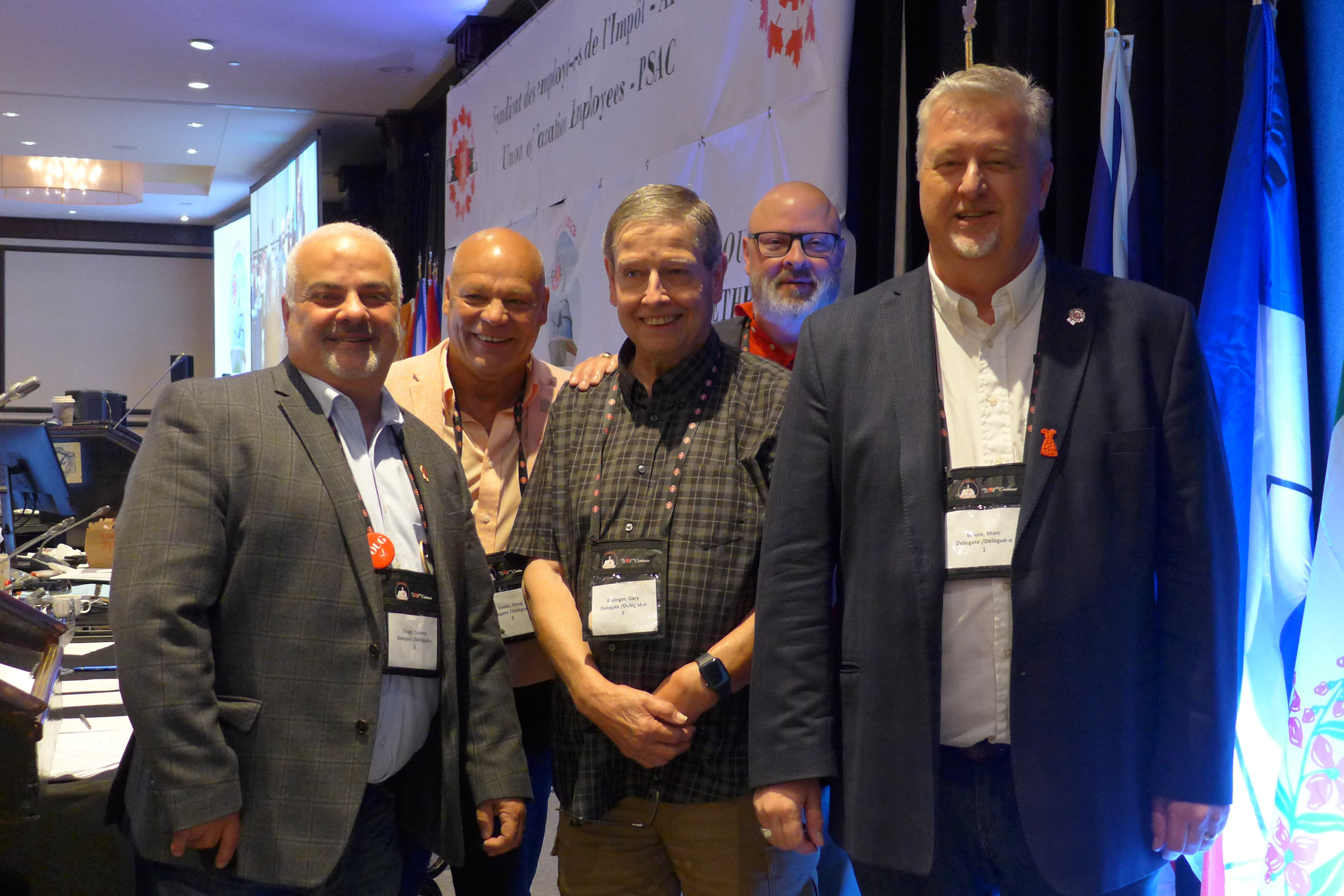 Gary Esslinger received a long service award for his more than 40 years of service