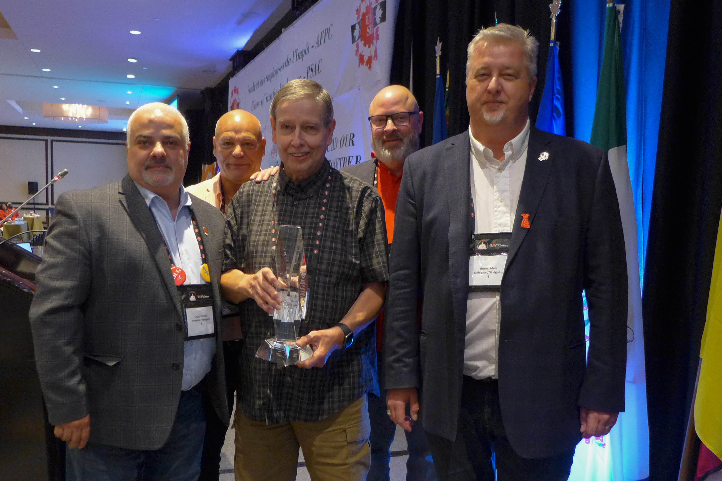 Gary Esslinger was awarded a Life Membership