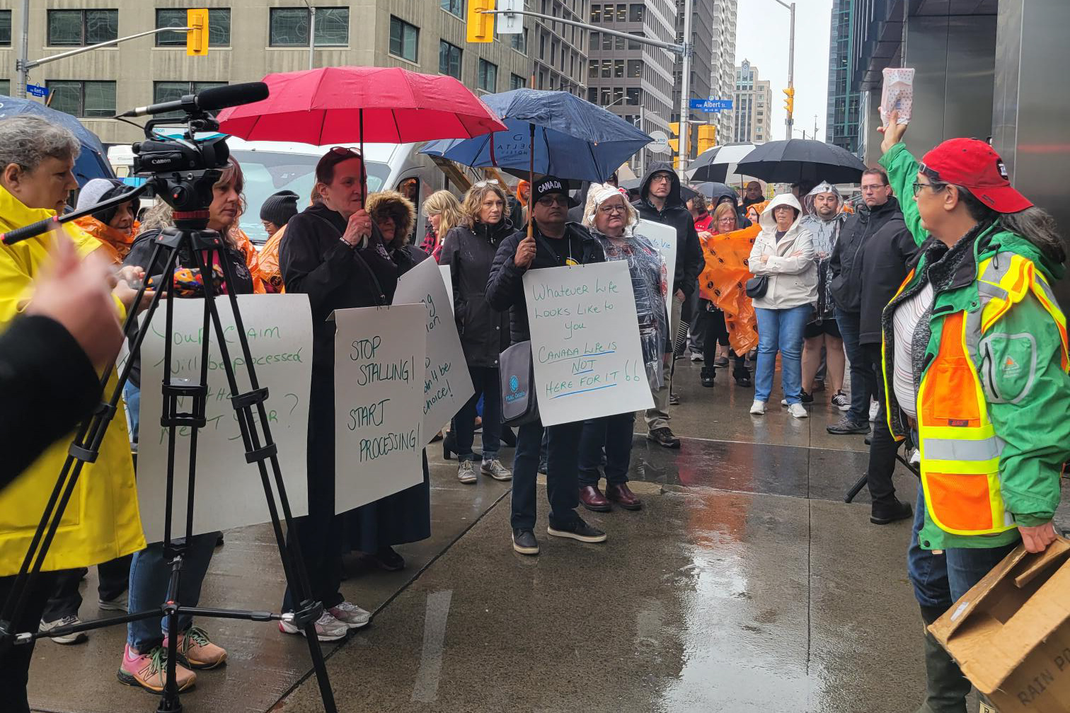 Canada Life Demonstration in Ottawa