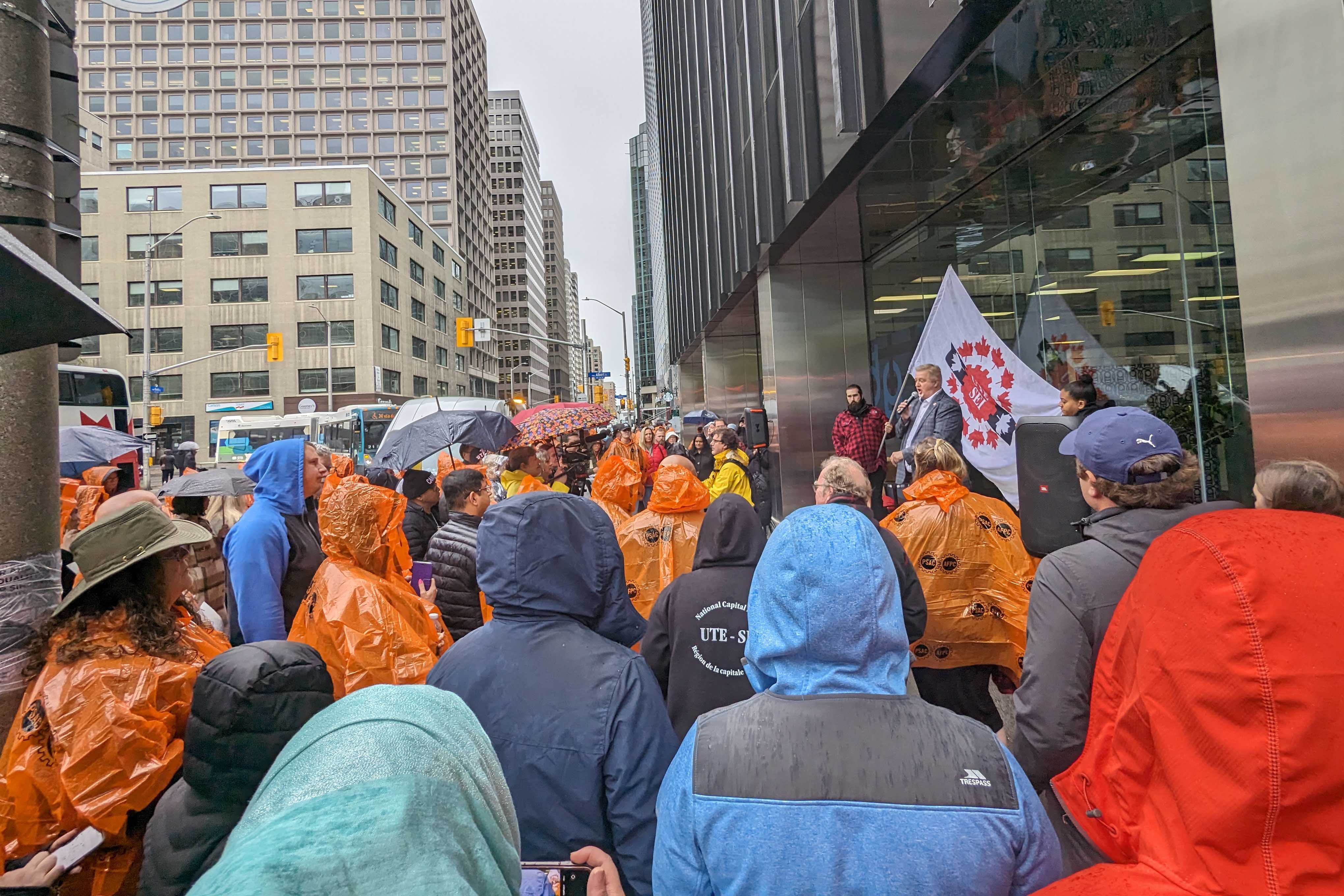 Canada Life Demonstration in Ottawa