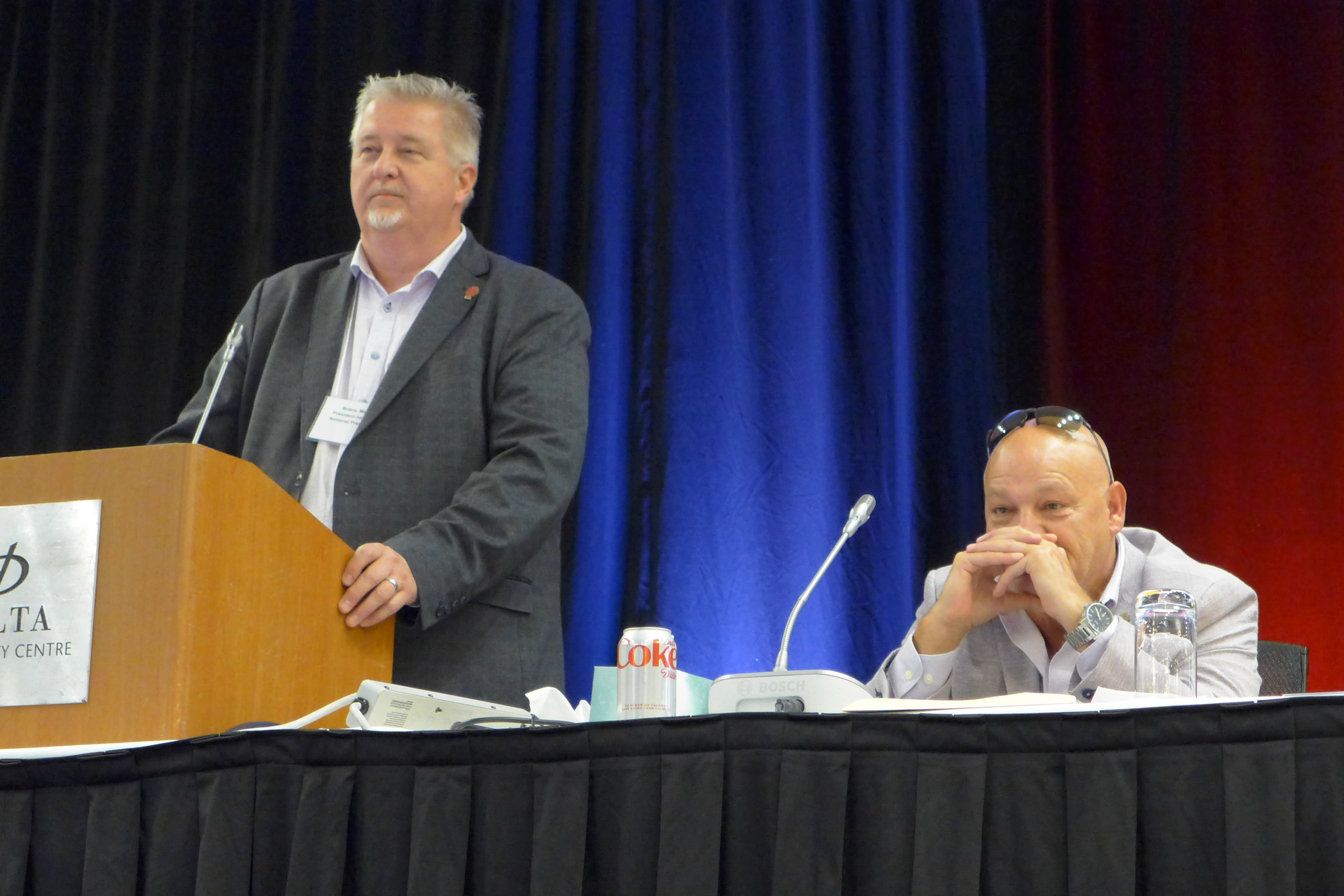 Marc Brière, National President and Doug Gaetz, 1st Vice-President