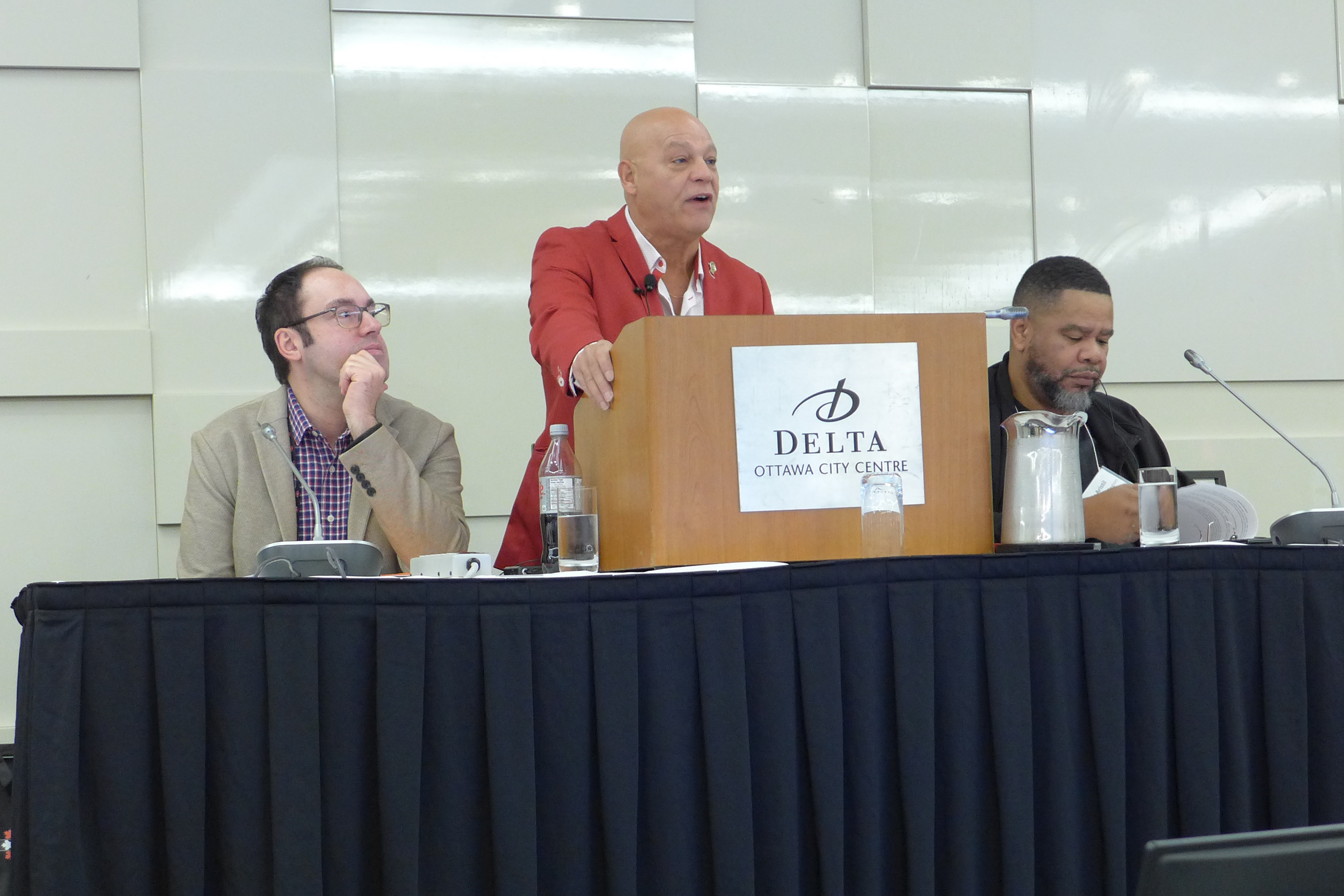 Mathieu Juneau, Doug Gaetz, Eddy Aristil