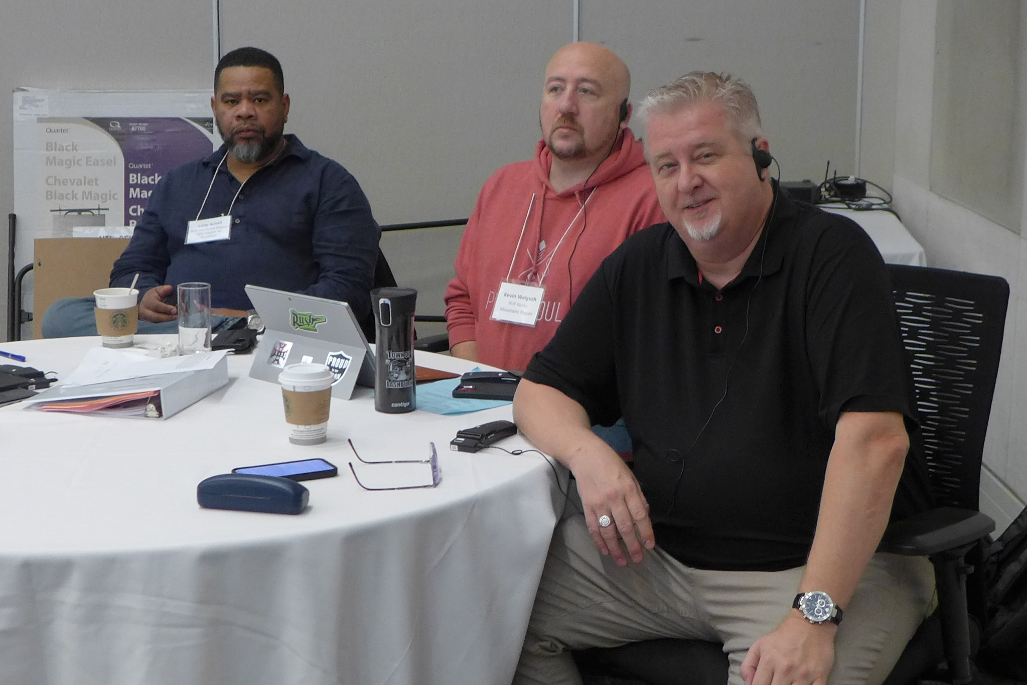 Eddy Aristil, Kevin Welgush, Marc Brière