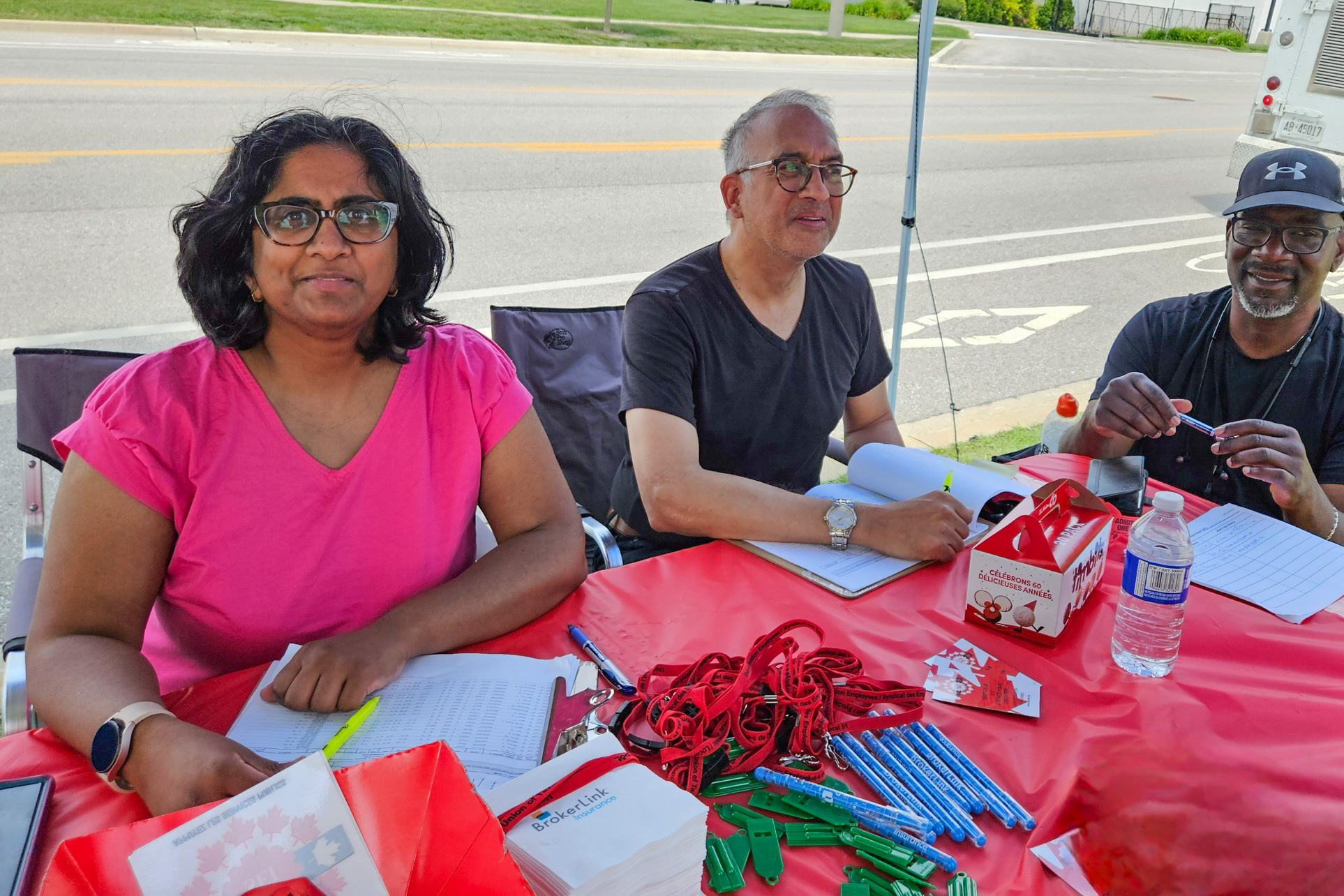 executive sitting at the union table