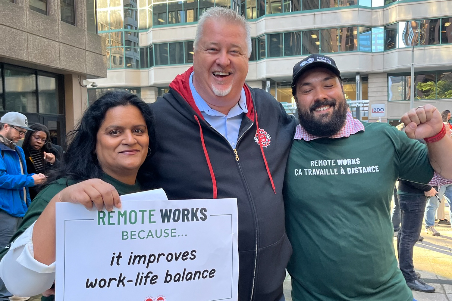 Sharon DeSousa, Marc Brière, Alex Silas