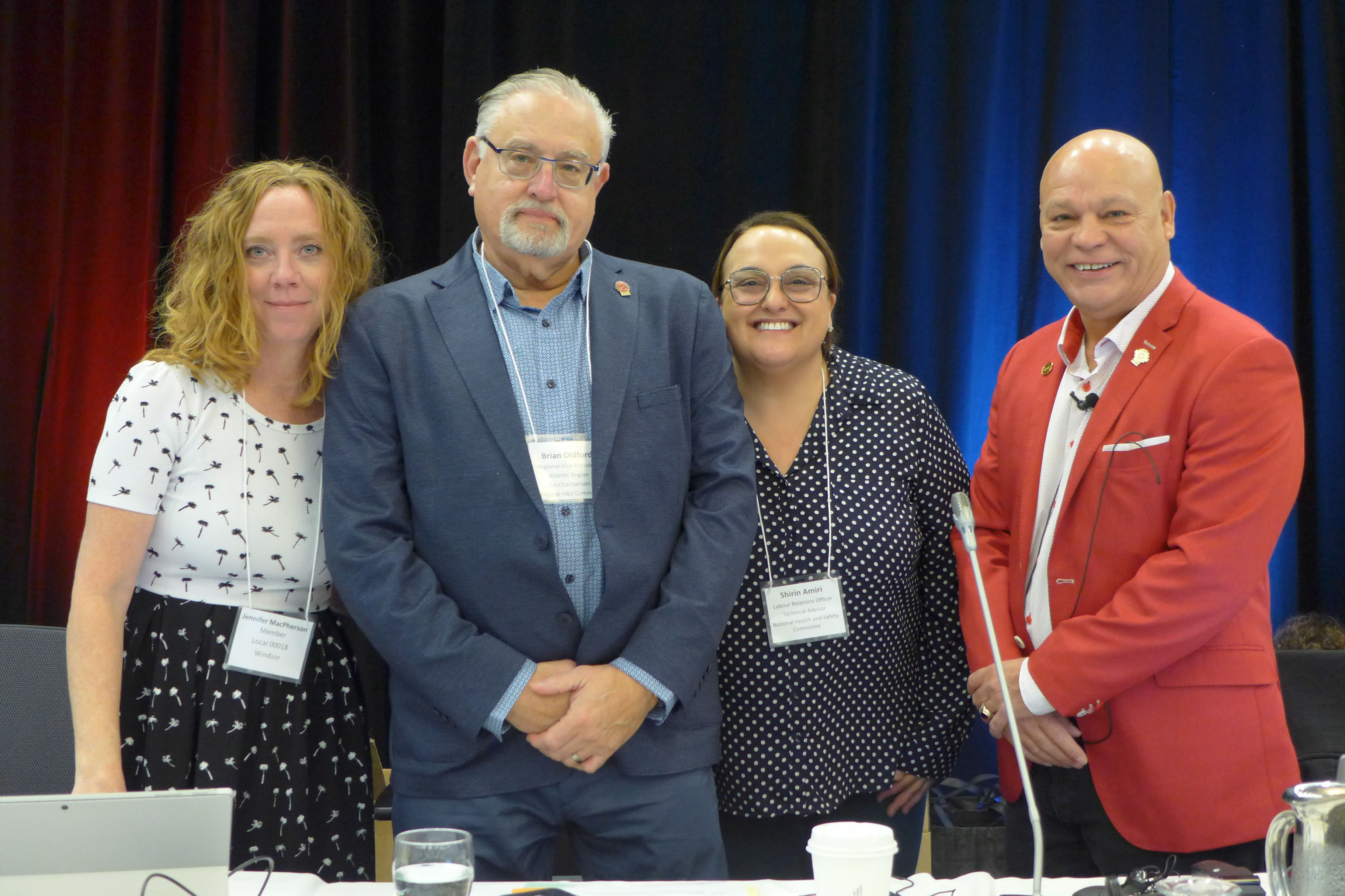 Jennifer MacPherson, Brian Oldford, Shirin Amiri, Doug Gaetz