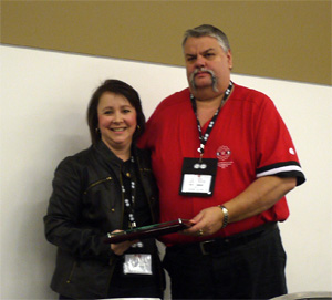 Brenda Skayman with Bob Campbell