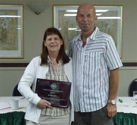 Jocelyne Roy and Jean-Pierre Fraser