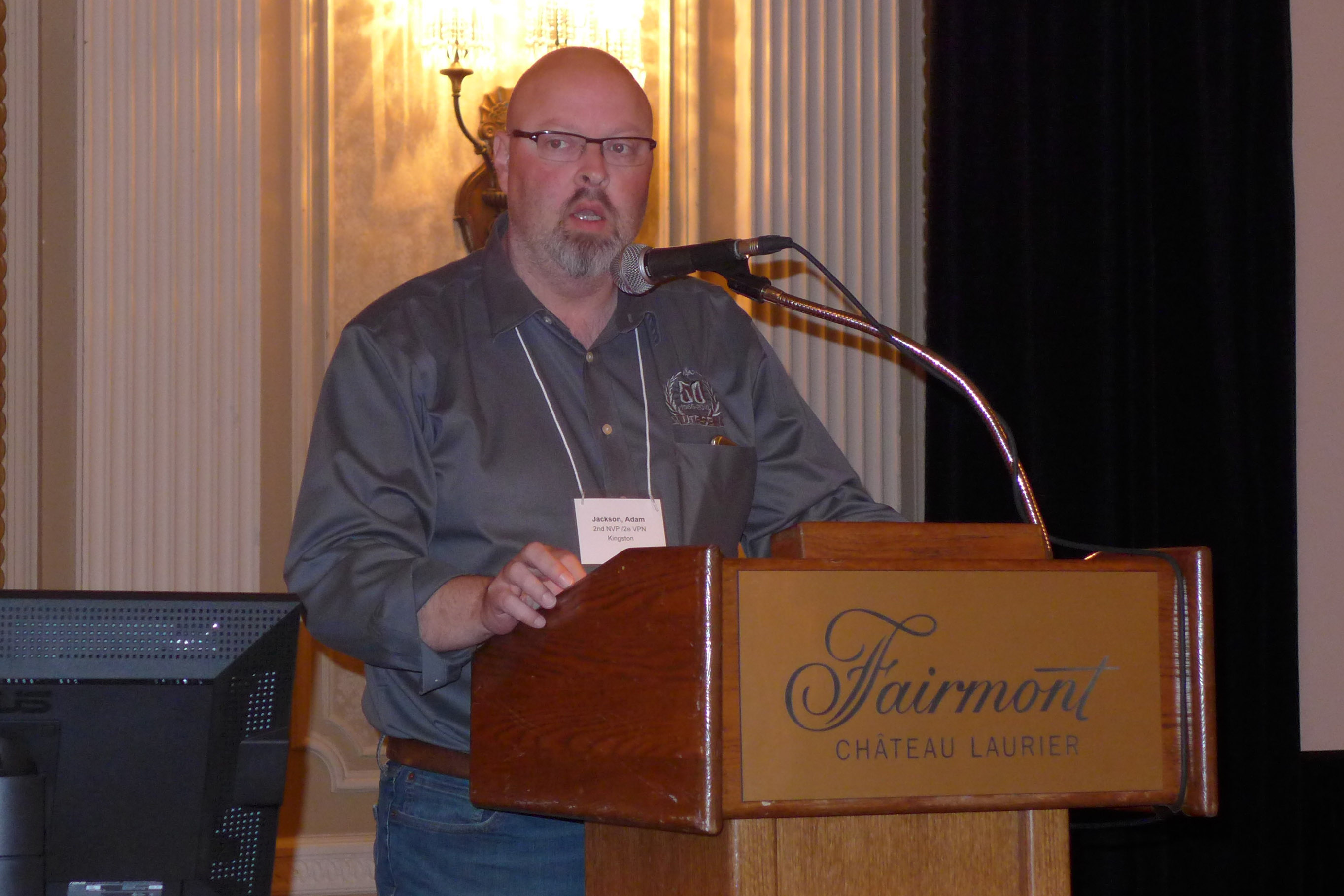 Adam Jackson, 2nd National Vice-president in charge of bargaining