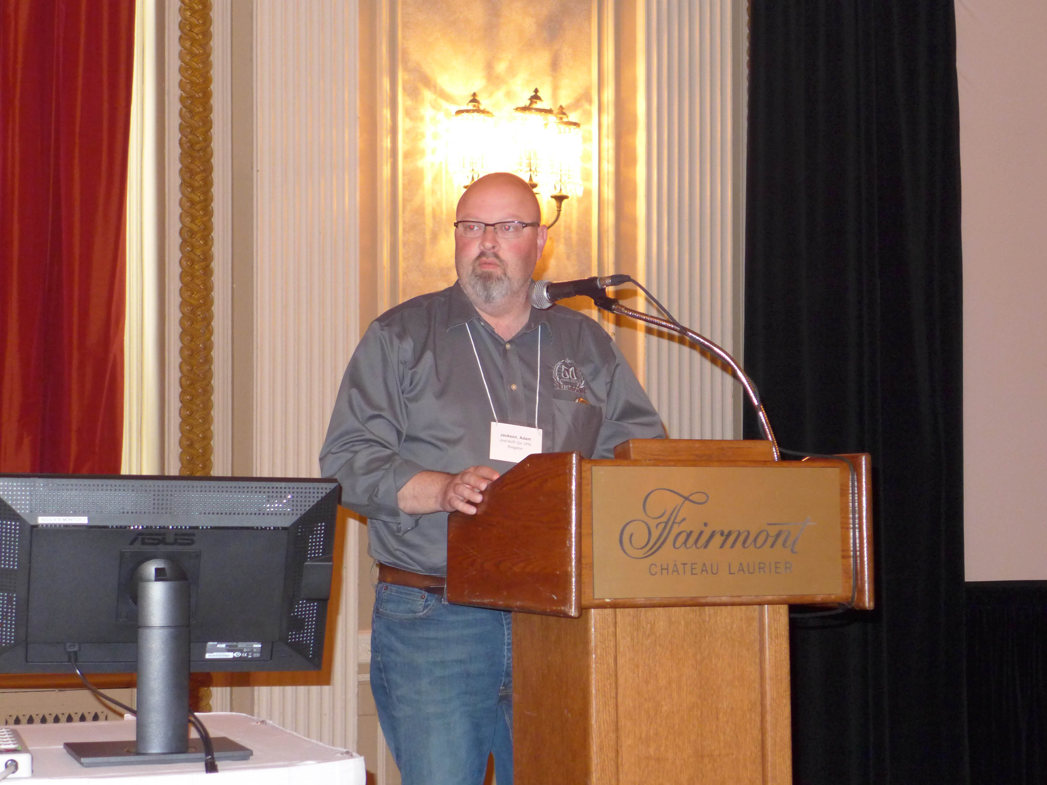 Adam Jackson, 2nd National Vice-president in charge of bargaining