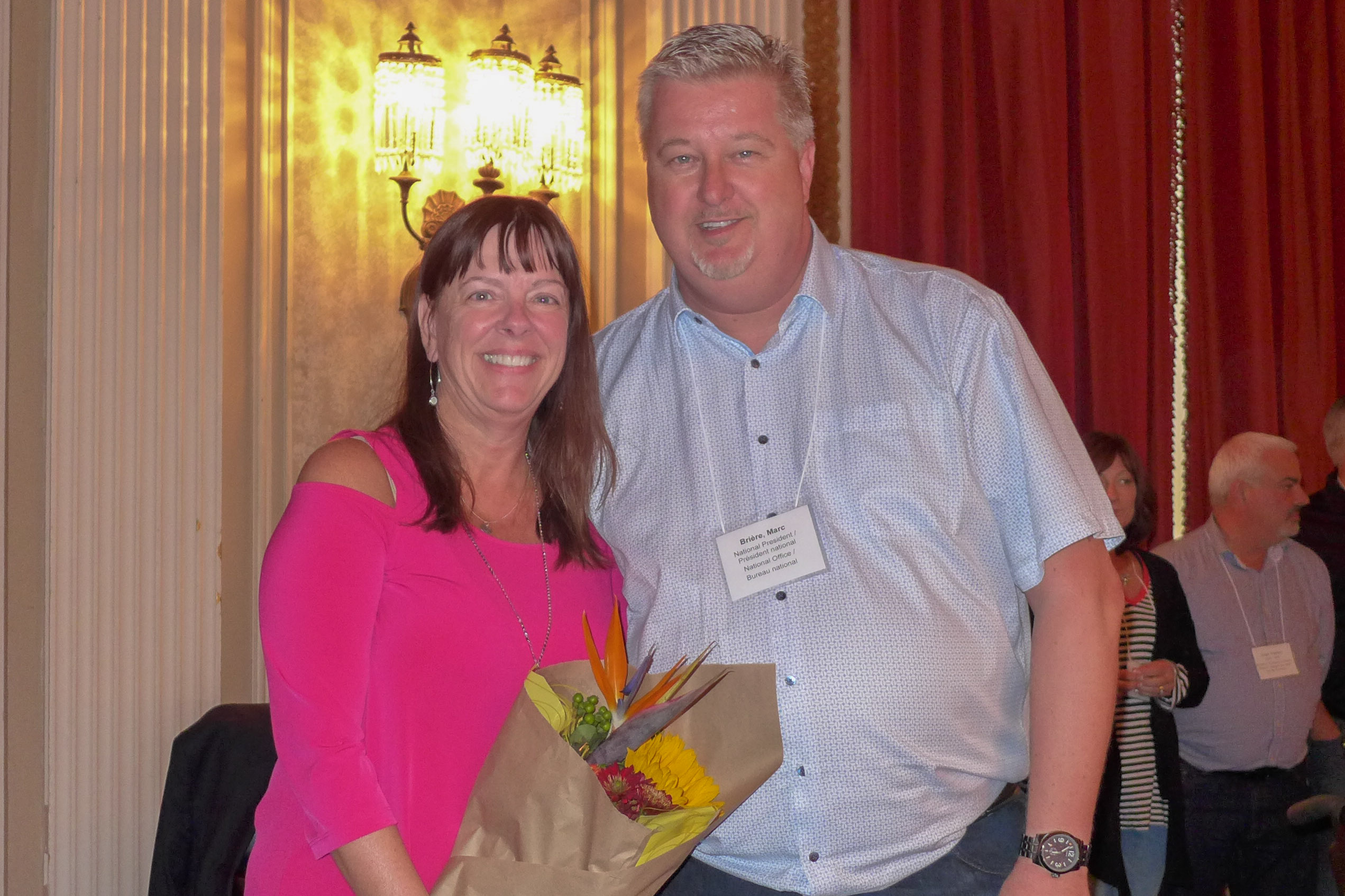 Annette Melanson and Marc Brière