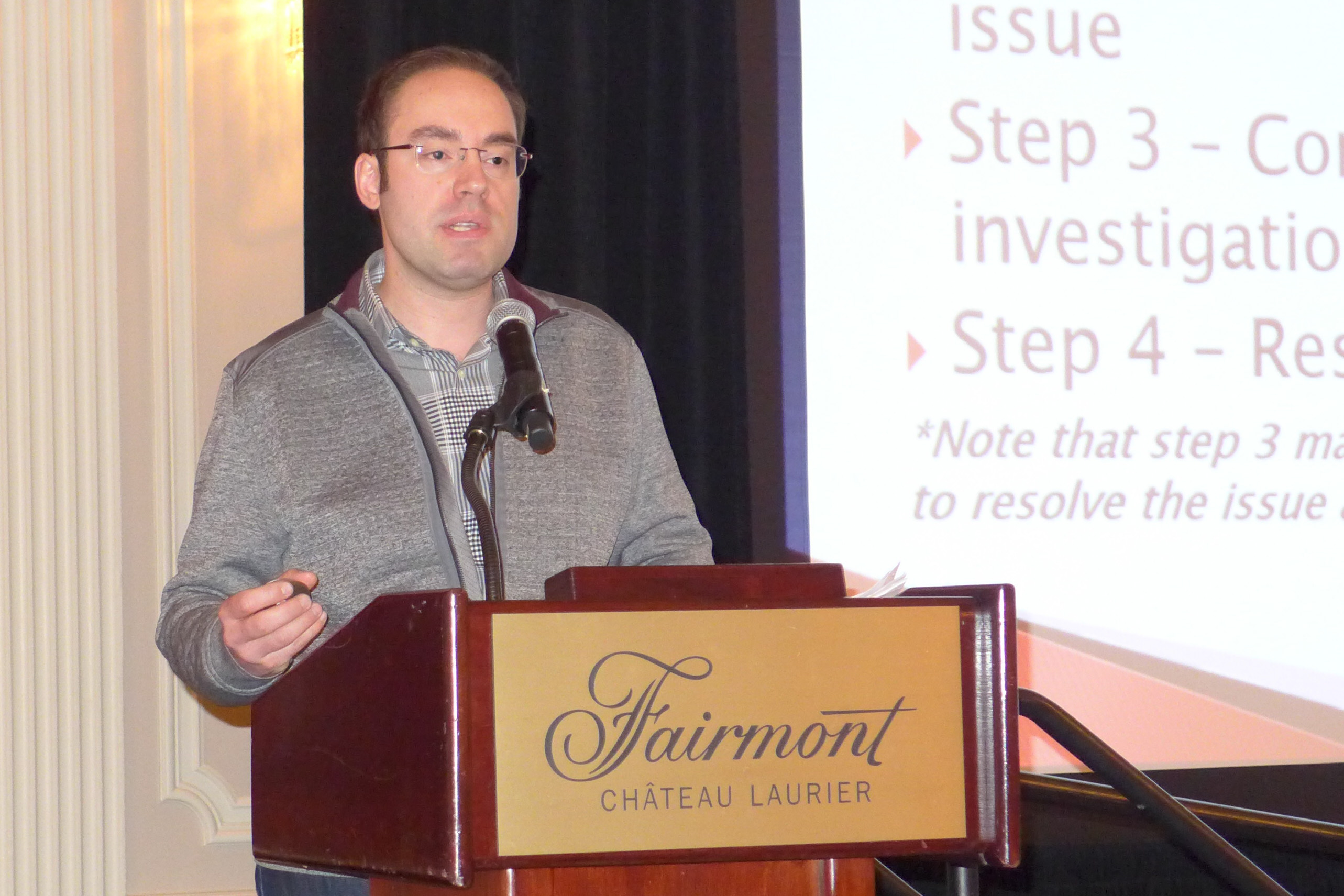 Mathieu Juneau, Labour Relations Officer