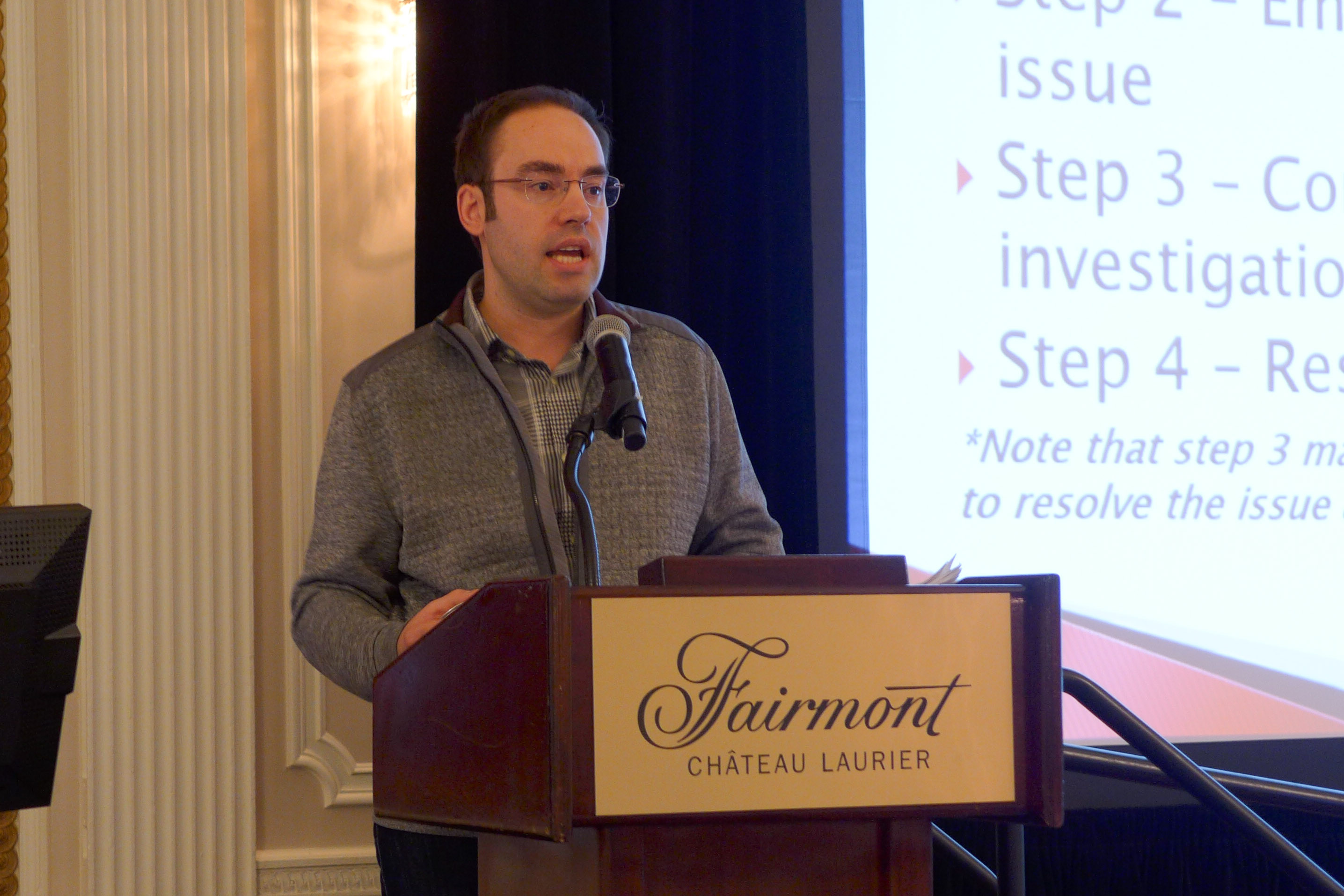 Mathieu Juneau, Labour Relations Officer