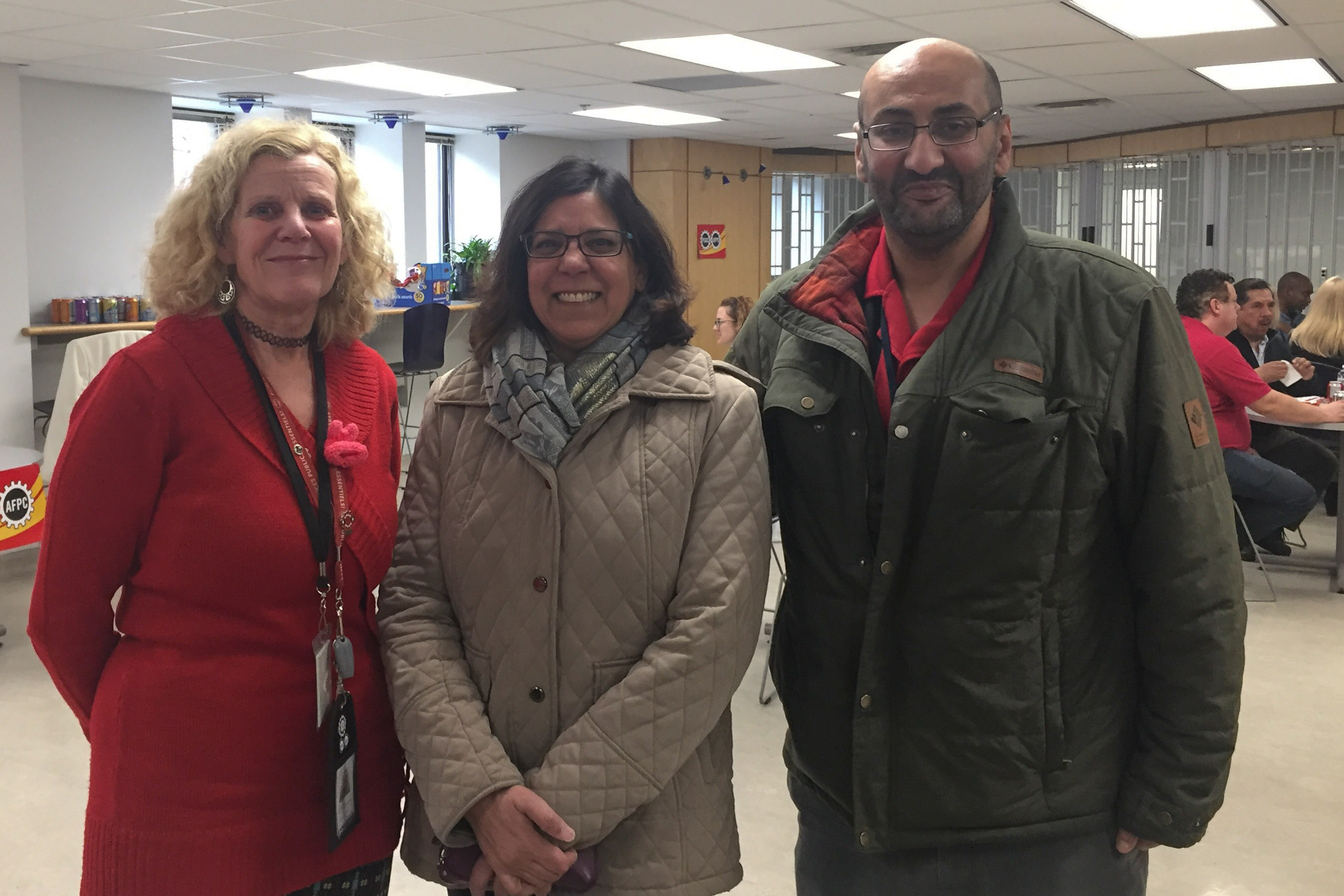 Linda Koenders, RVP NCR with Miss Kami Ramcharan, CFO and Assisant Commissioner of Finance and Administration, and Shady Zekry, Local President