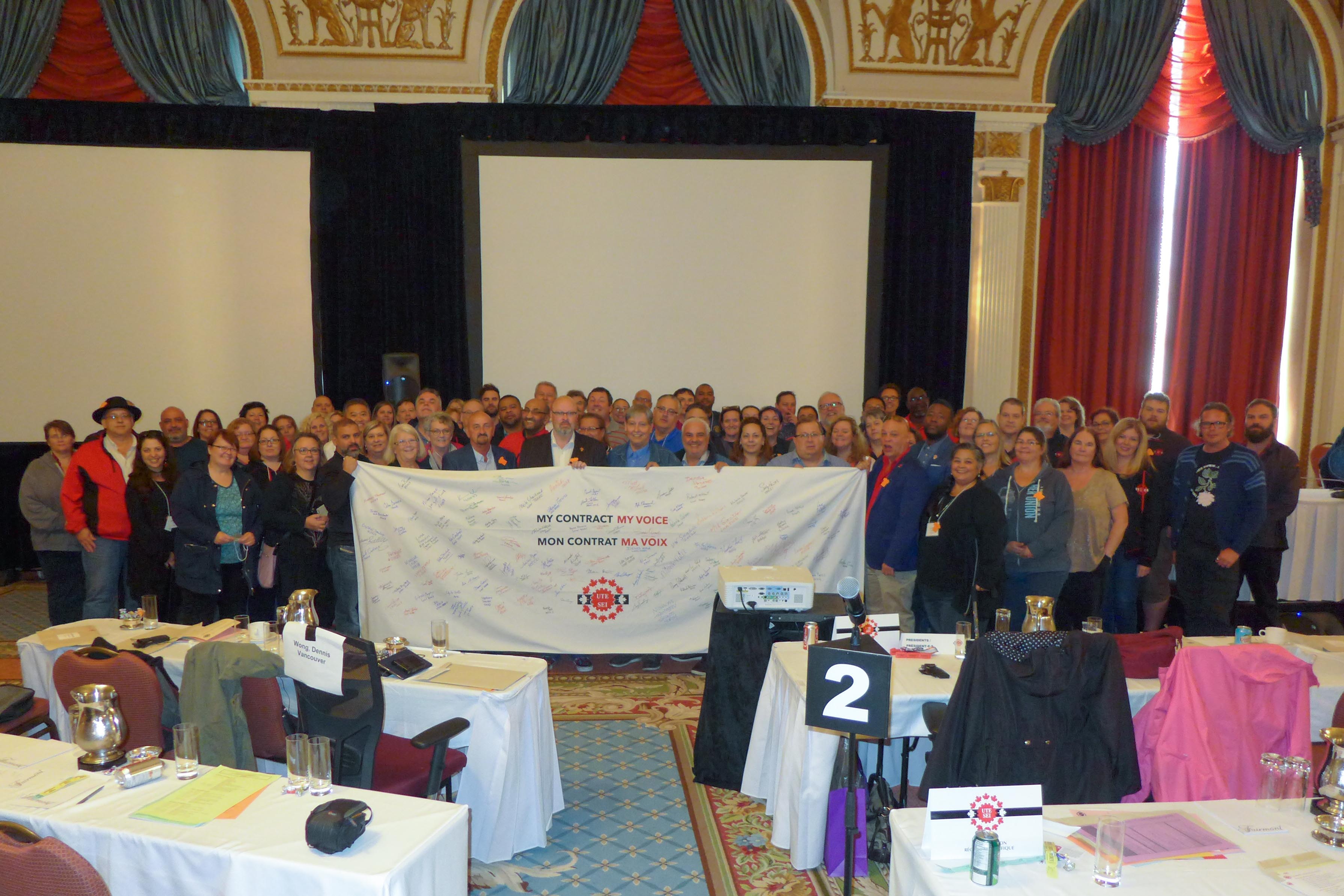 Conference participants - My Contract, My Voice