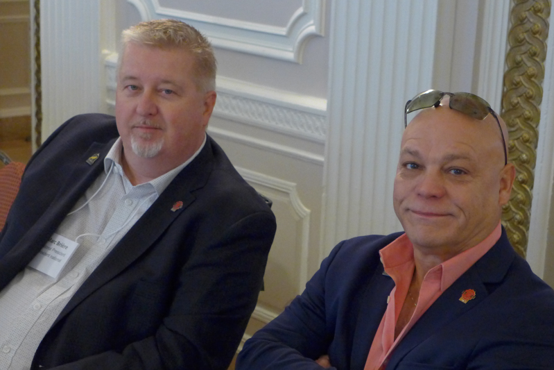 Marc Brière - National President, Doug Gaetz - 1st National Vice-President
