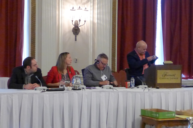 Mathieu Juneau, Annick Lamoureux, Brian Oldford, Doug Gaetz