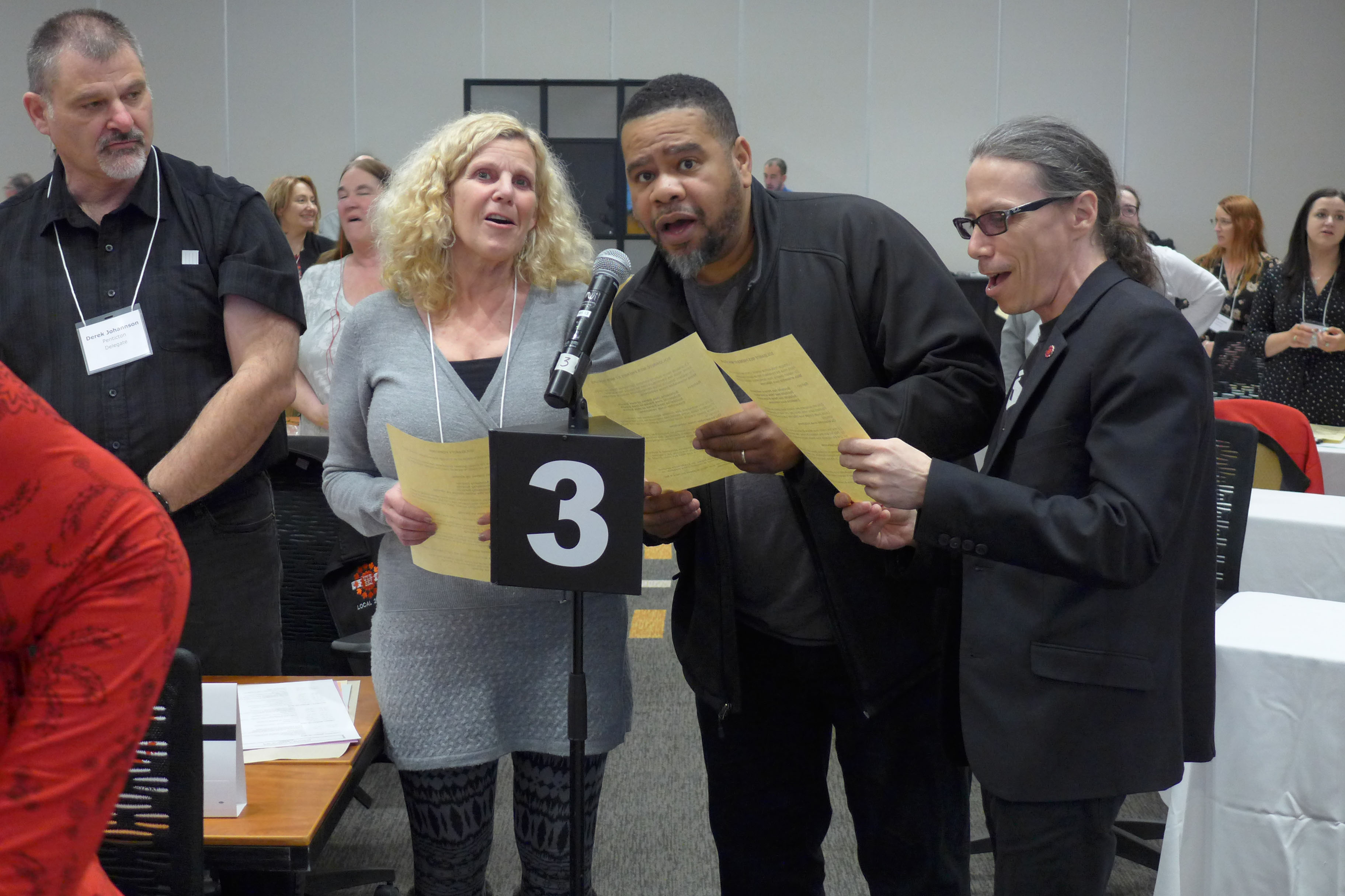 Linda Koenders, Eddy Aristil, Patrick Bertrand