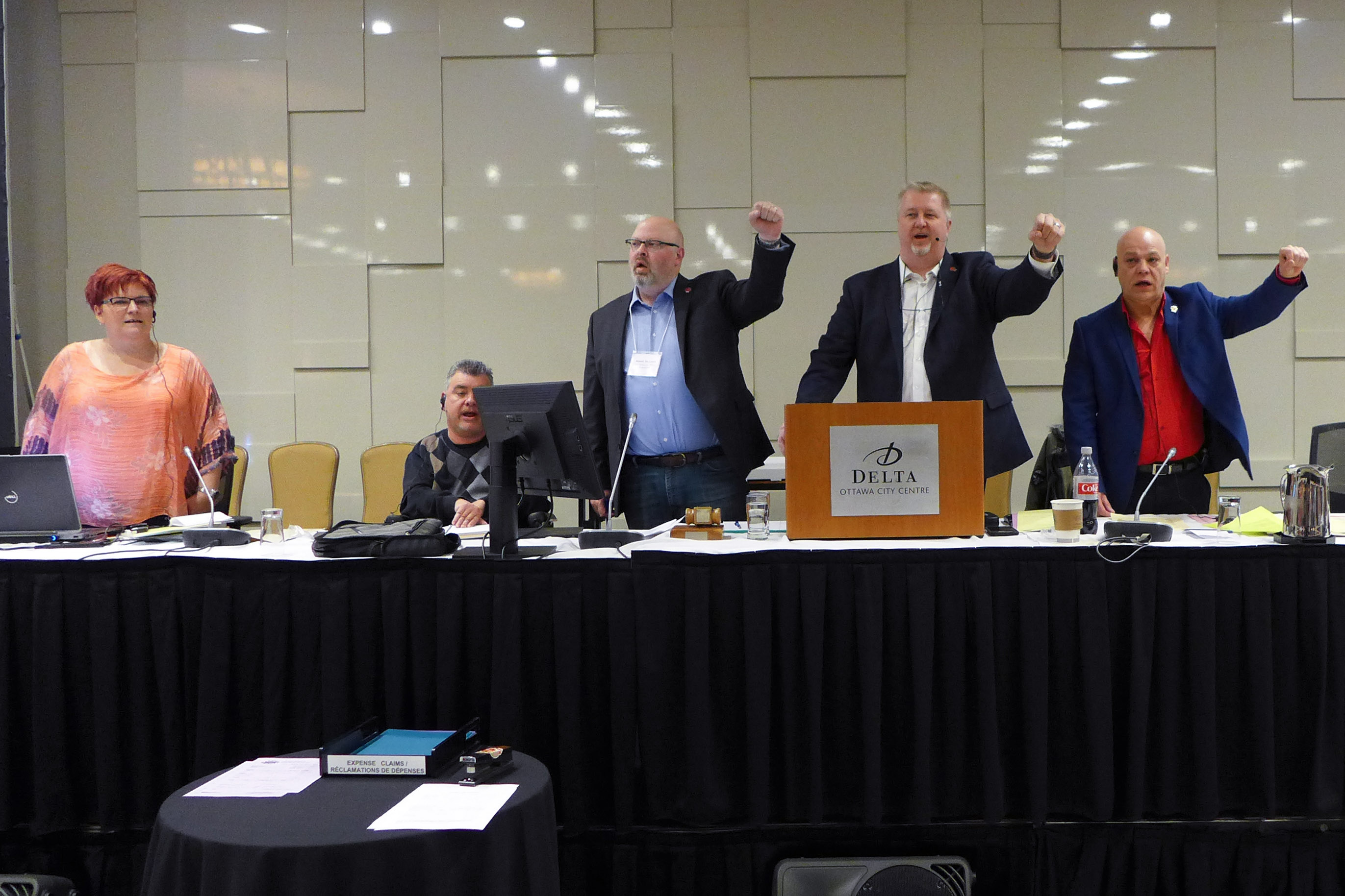 Sylvie Bastien, Daniel Camara, Adam Jackson, Marc Brière, Doug Gaetz