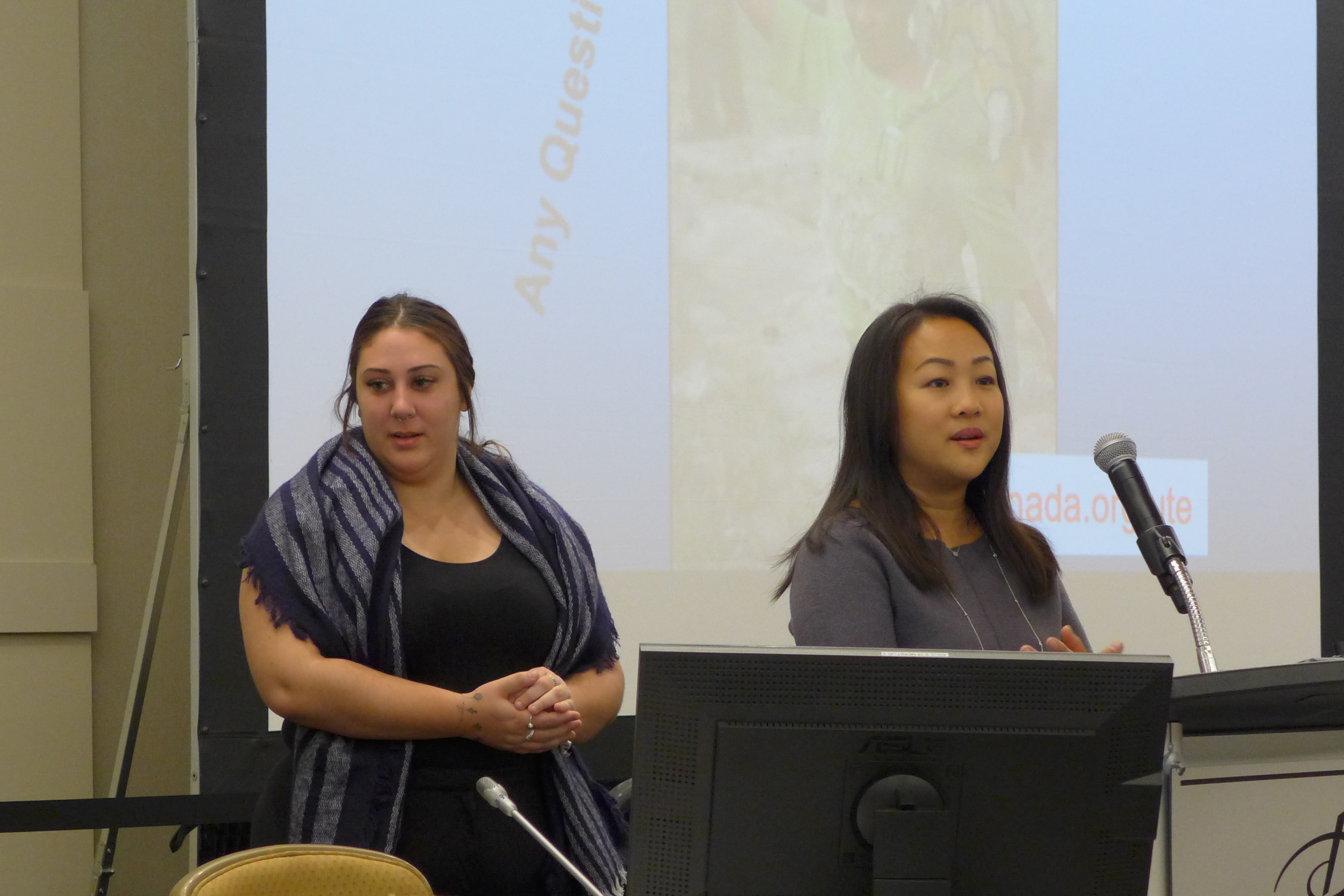 Yasmeen Zekry and Monica Chow