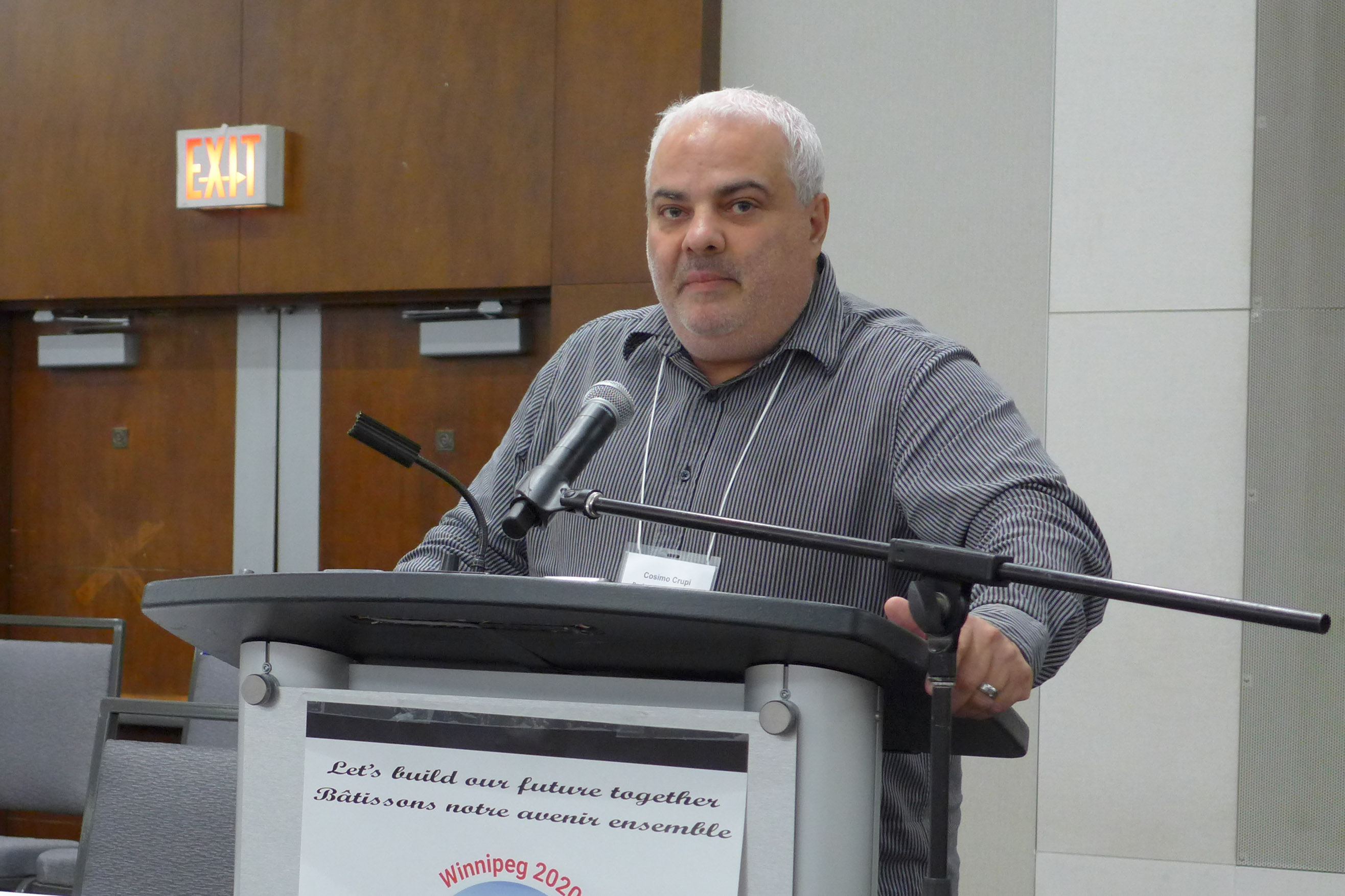 Cosimo Crupi, Chair of the Honours and Awards Committee