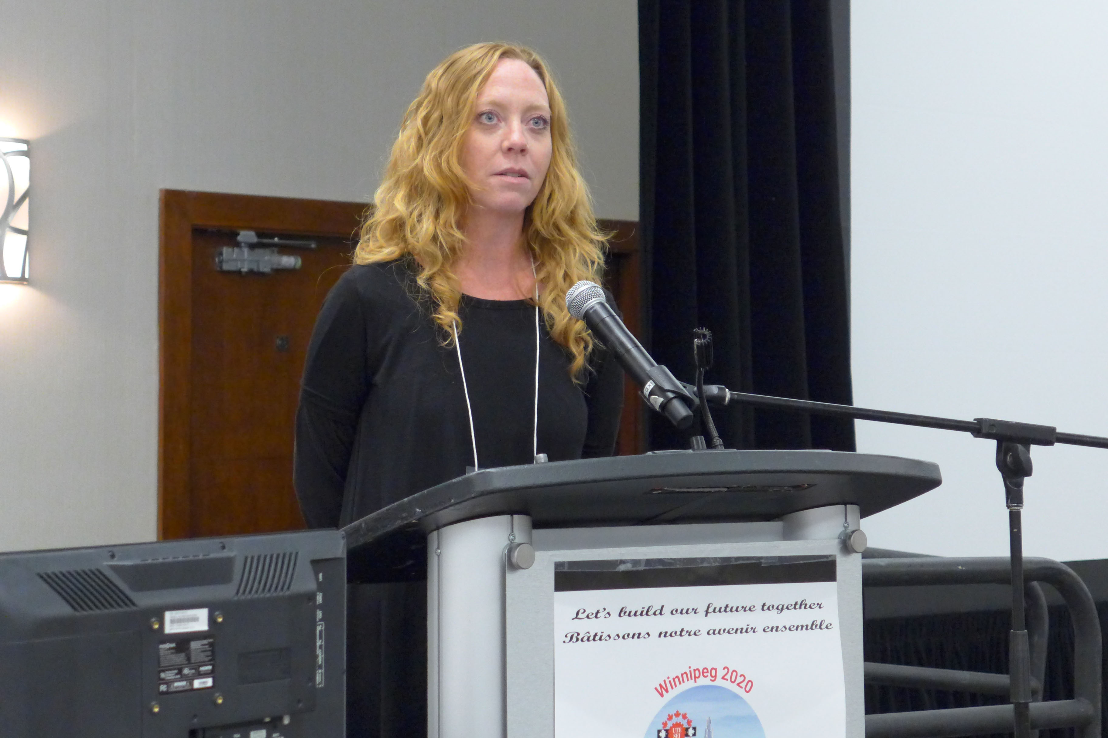 Jennifer MacPherson is awarded the Award of Merit in the Field of Health and Safety – Elizabeth (Betty) Bannon