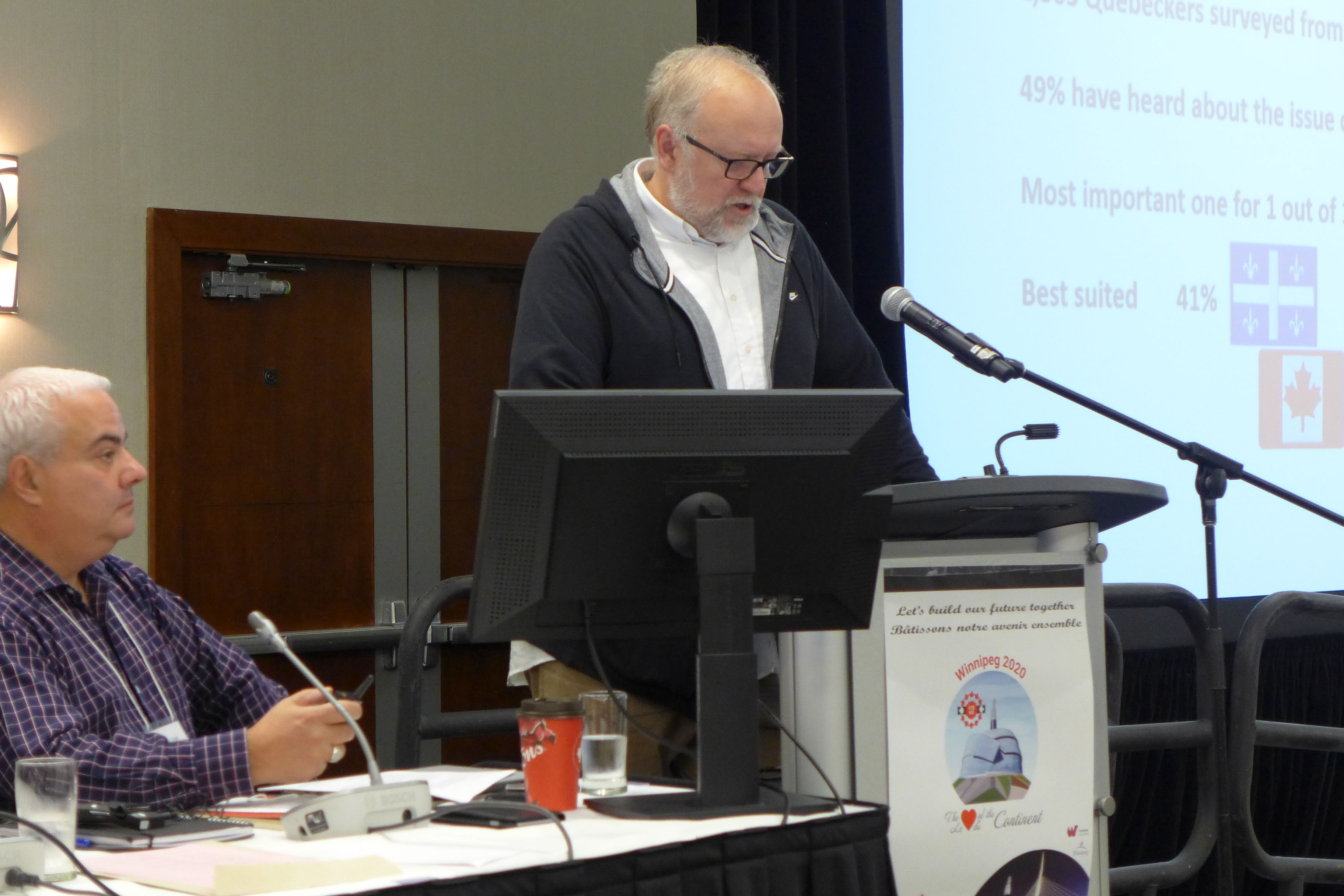 Jamie vanSydenborgh, RVP Southwestern Ontario Region and Chair of the Political Action Committee