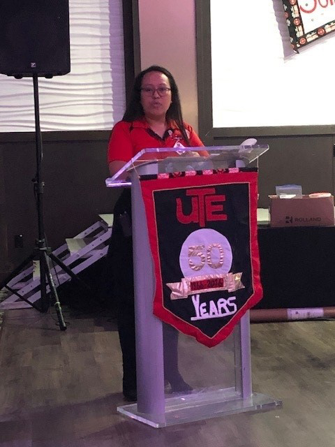 Nielene Chand, présidente de la section locale