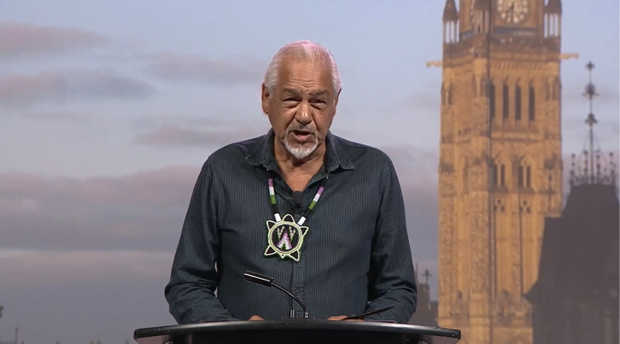 Algonquin elder Albert Dumont