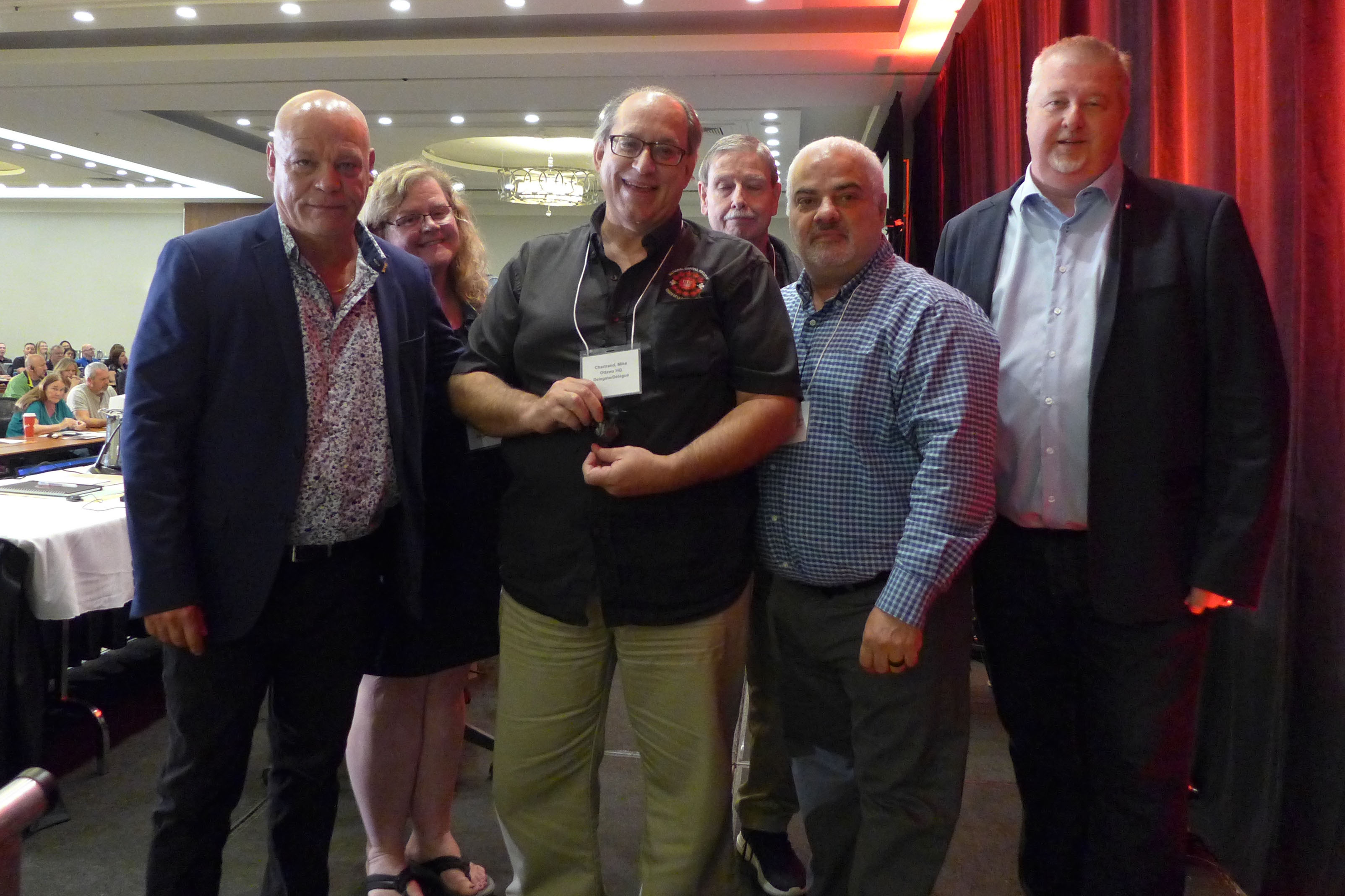 Mike Chartrand receives his 15 year pin