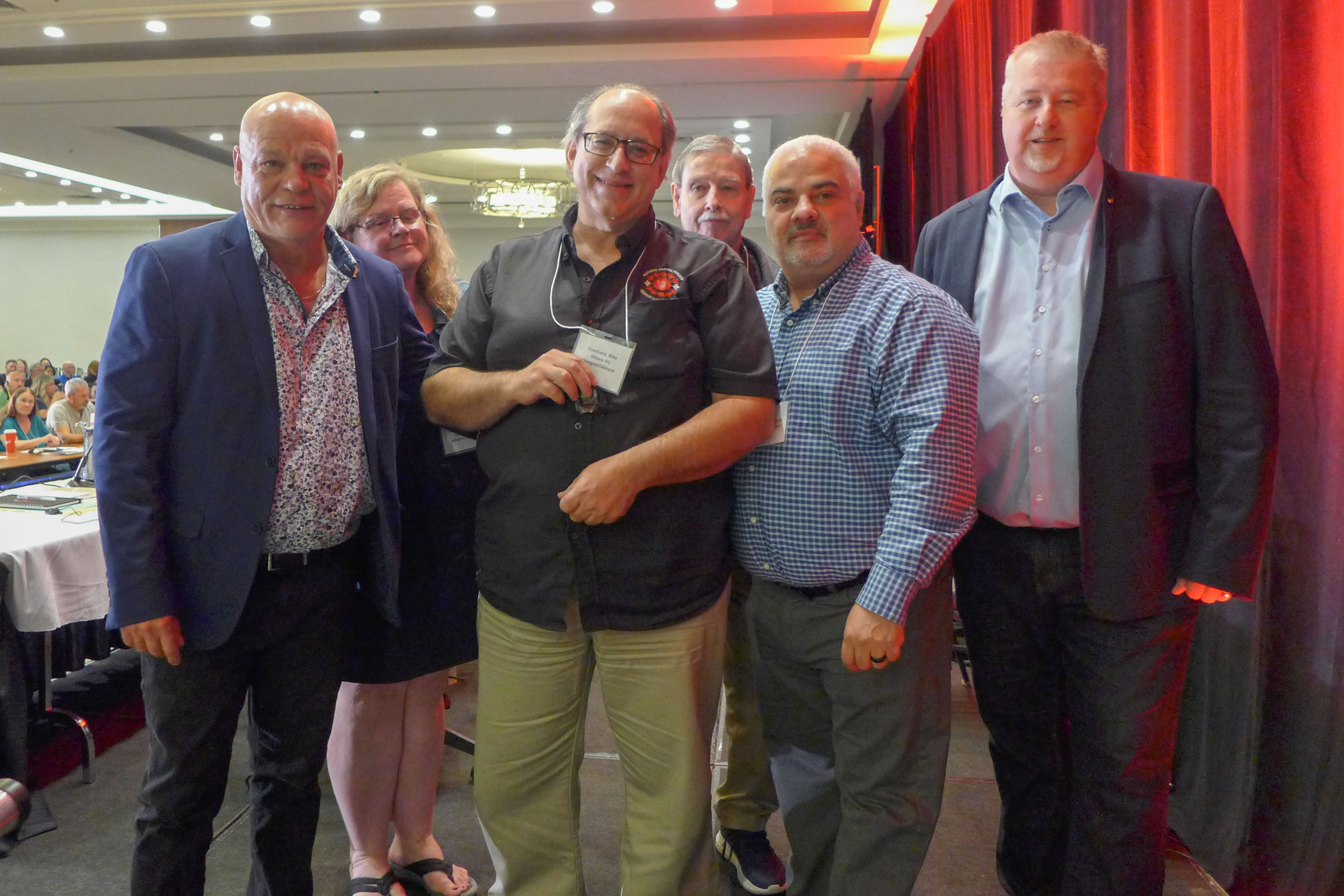 Doug Gaetz, Darlene Bembridge, Mike Chartrand, Gary Esslinger, Cosimo Crupi, Marc Brière