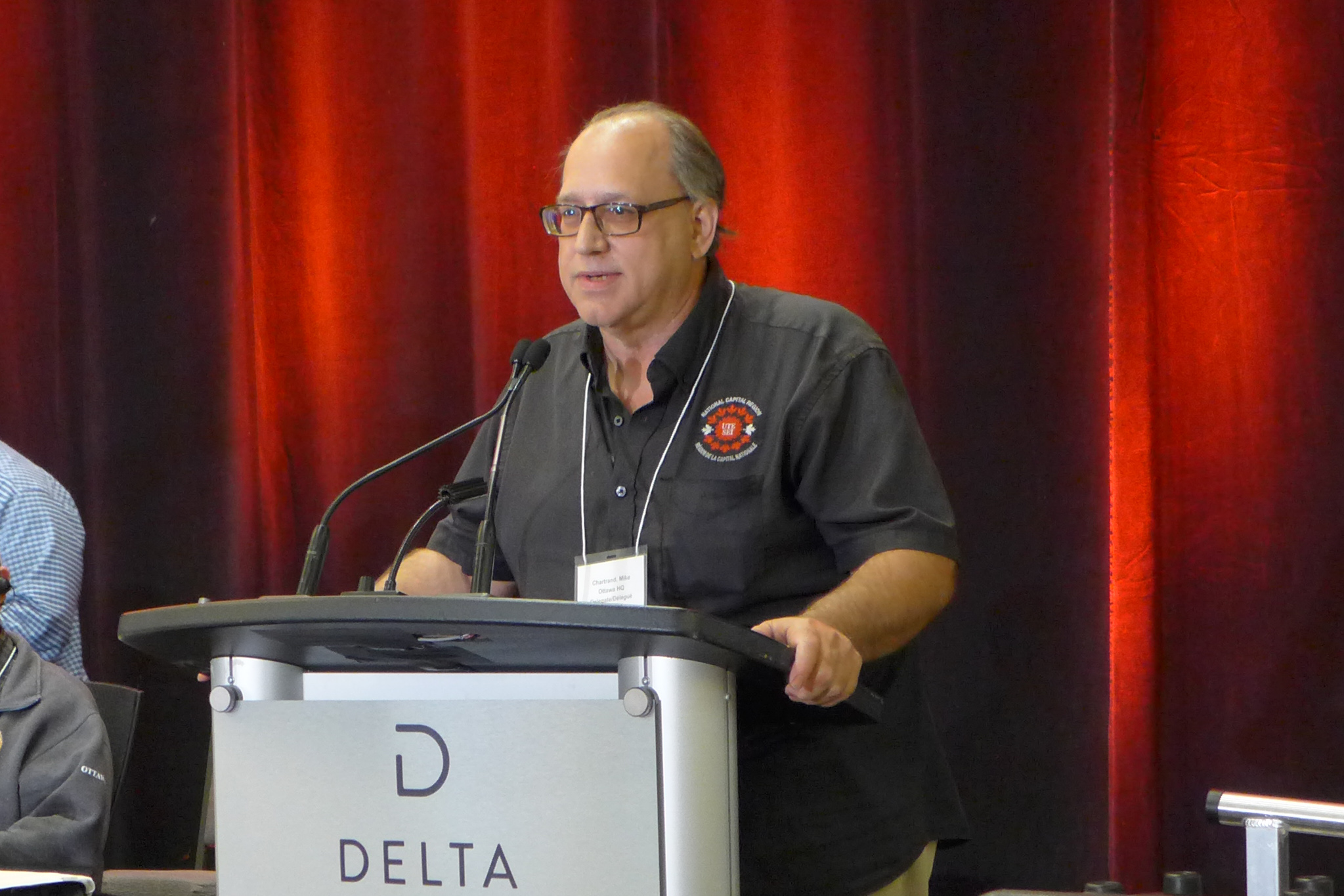 Mike Chartrand receives his 15 year pin