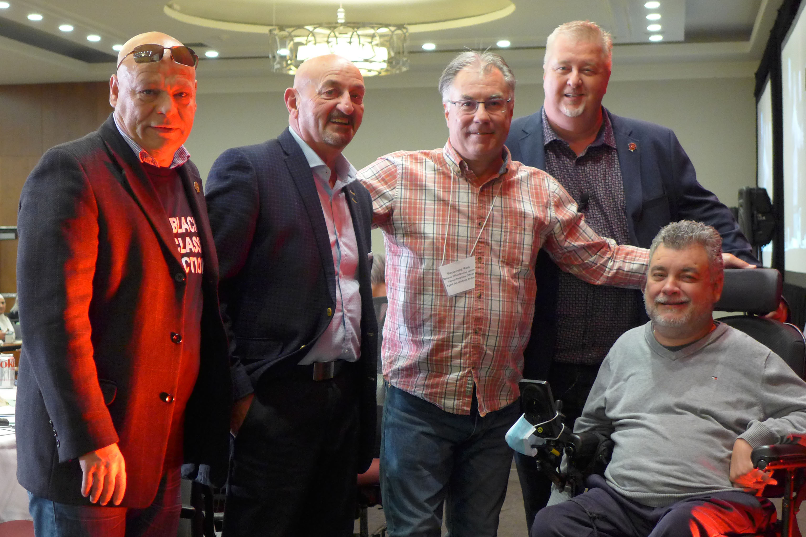 Doug Gaetz, Shane O'Brien, Kent MacDonald, Marc Brière, Daniel Camara