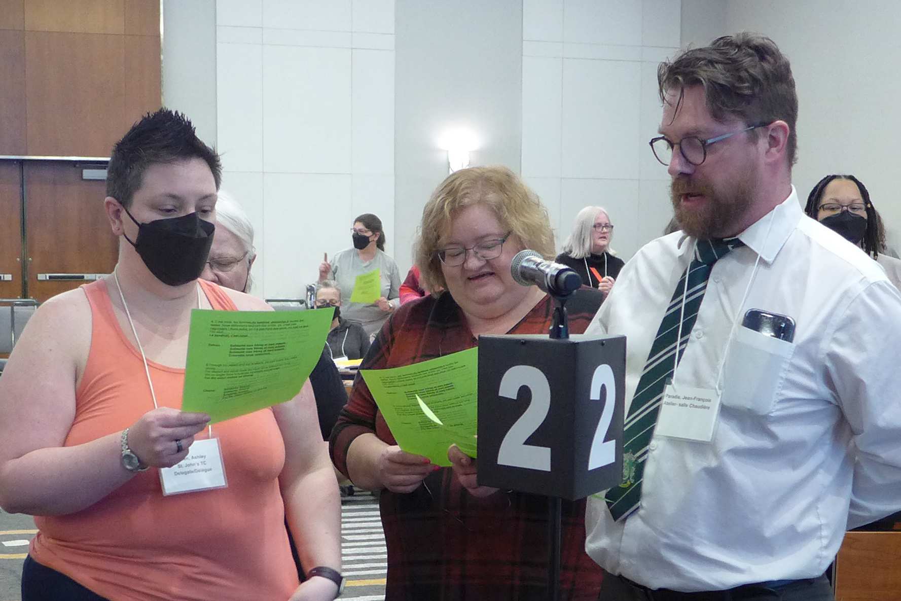 Ashley Green, Joanne Coish, Jean-François Paradis