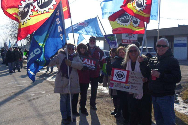 The following people were there from our office: Carolyn Nagel (Chief Steward), Bonnie Combs (Steward), Paula Schulz(Treasurer), Mary Harris-Nauta (member),and Debbie Willett (Local Vice President). The following PSAC members joined us: Dave Carr (UNDE), Donna Struk (CEIU) Bob Black (UTE Hamilton, PSAC Alternate REVP Ontario)