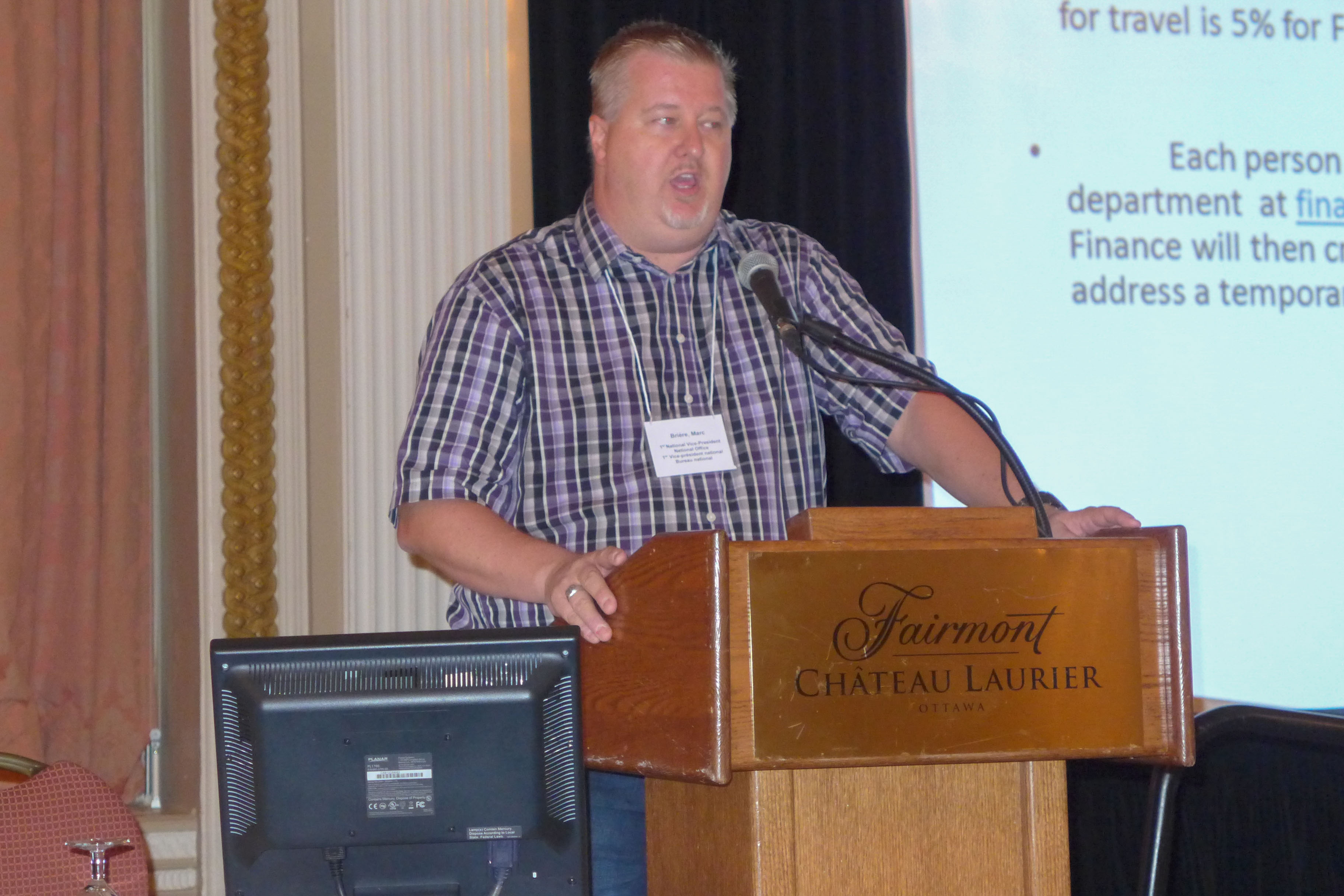 Marc Brière, 1st National Vice President