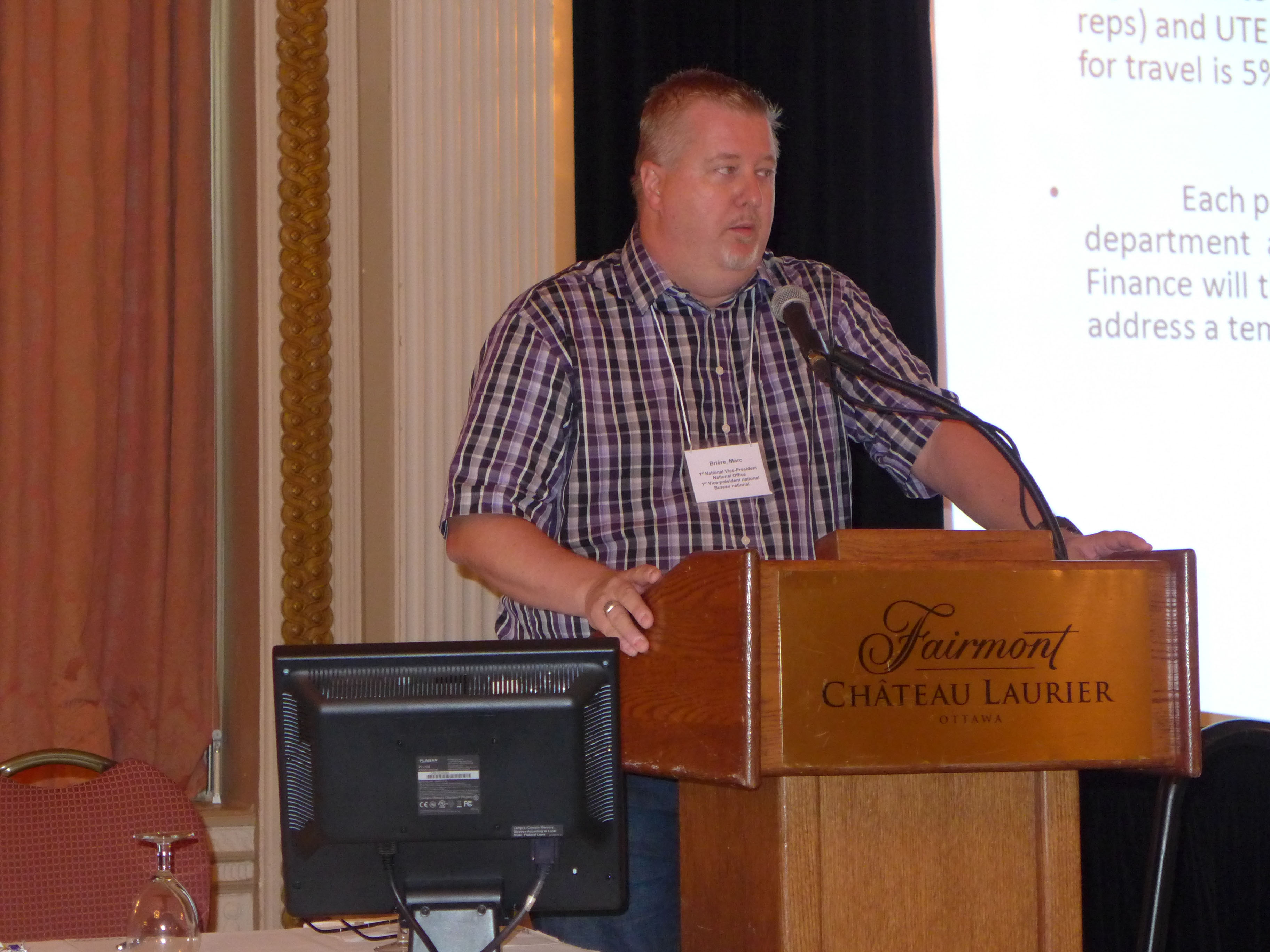 Marc Brière, 1st National Vice President