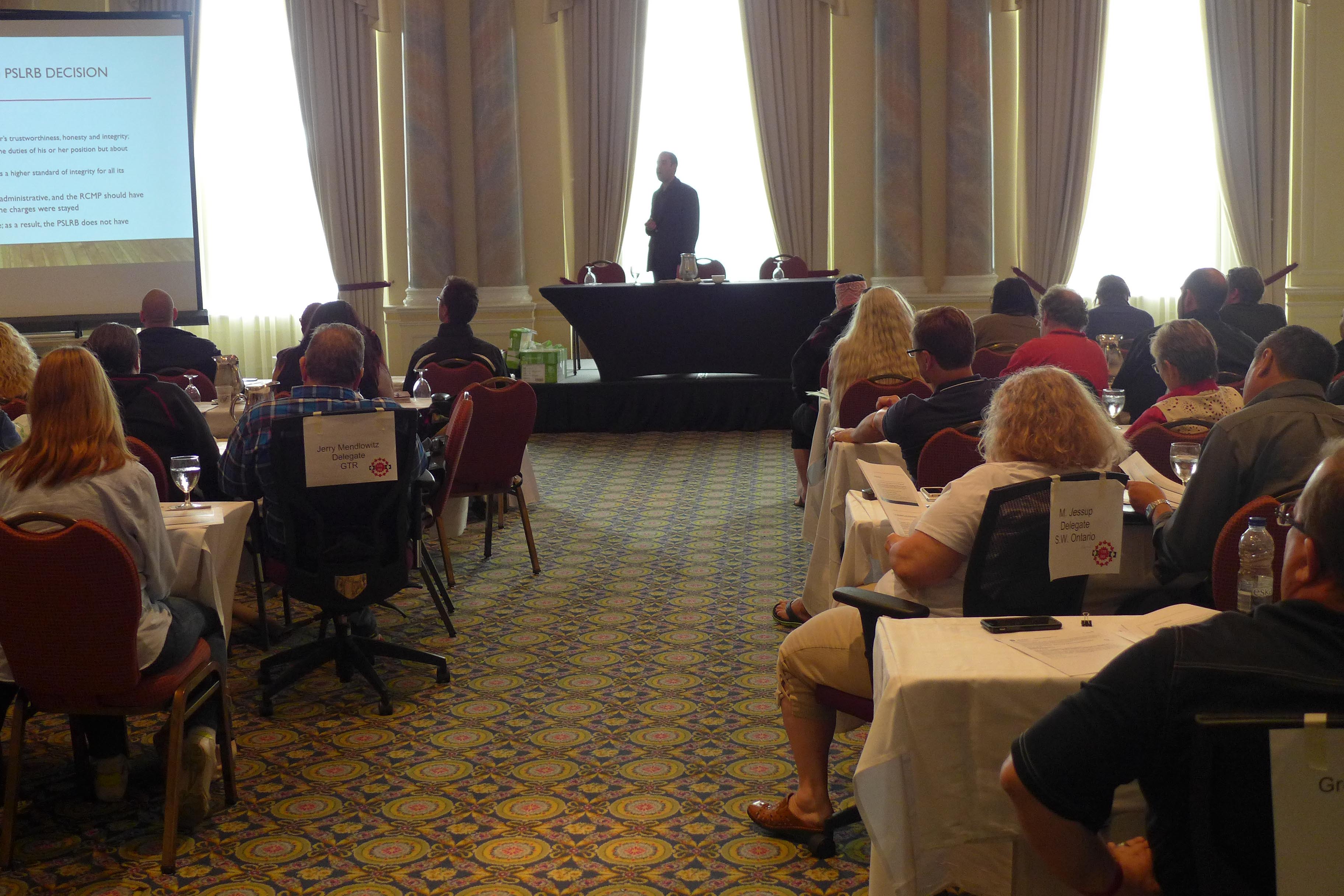 Participants during a training session