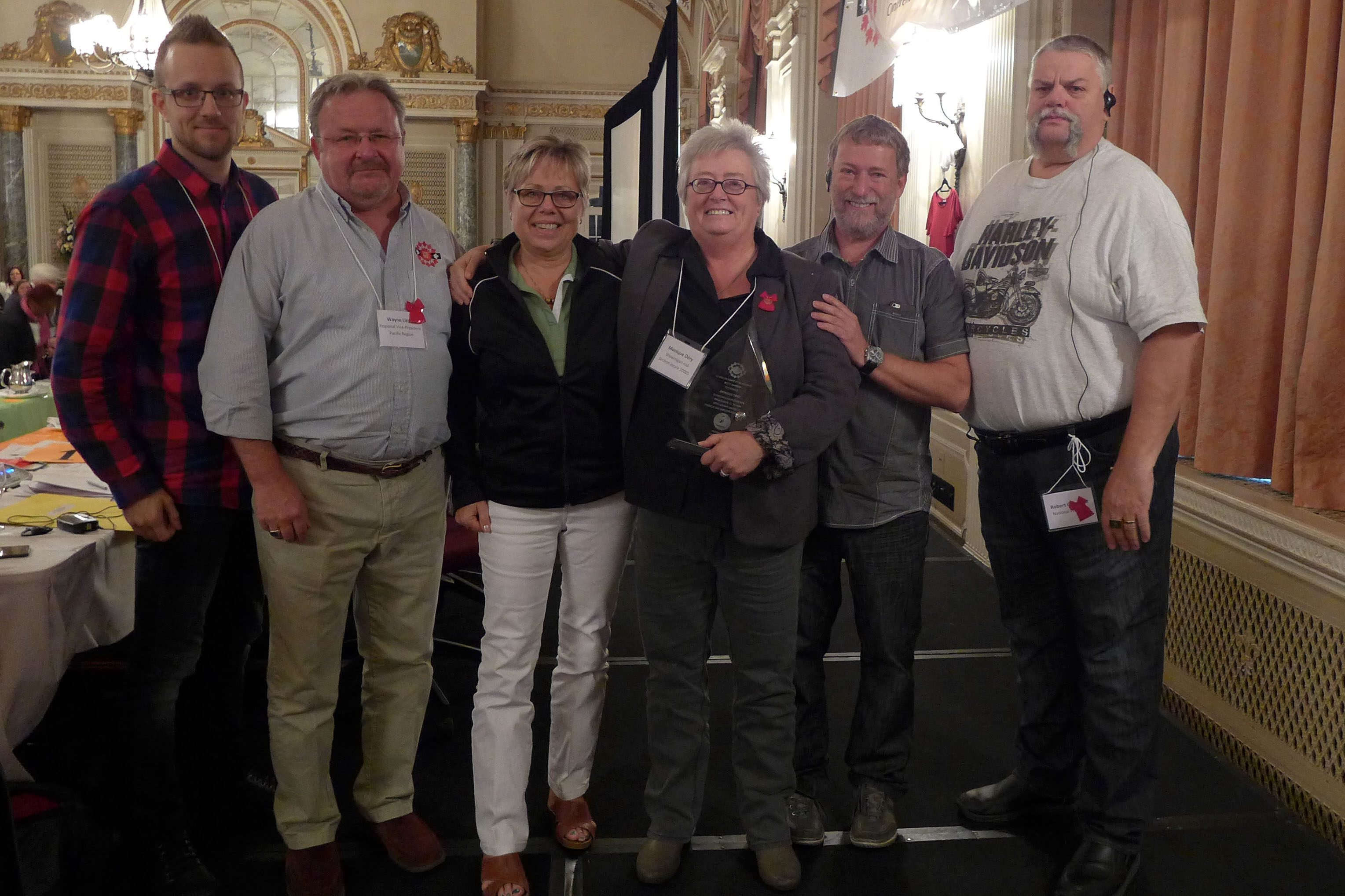 Monique Déry, receives the Elizabeth (Betty) Bannon Award of Merit in the Field of Health and Safety