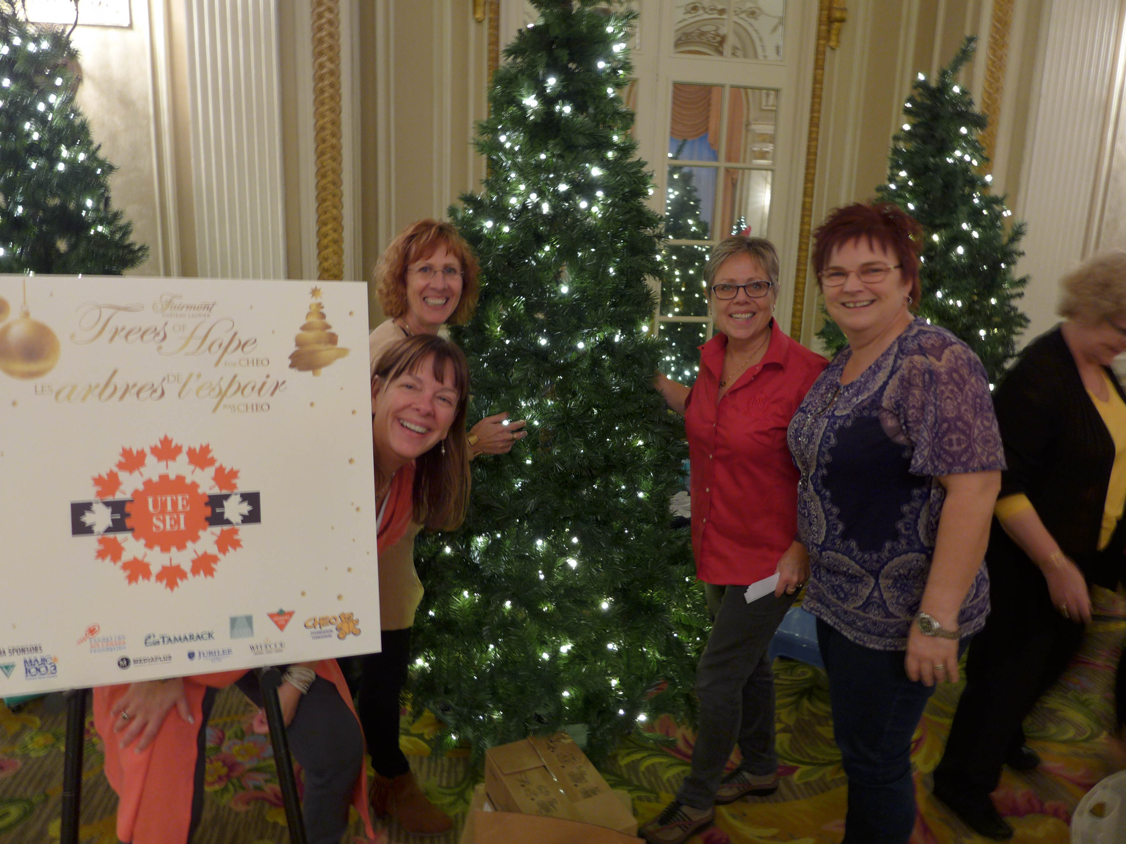 Annette Melanson, Pierrette Labrie, Gesine Campbell, Sylvie Bastien