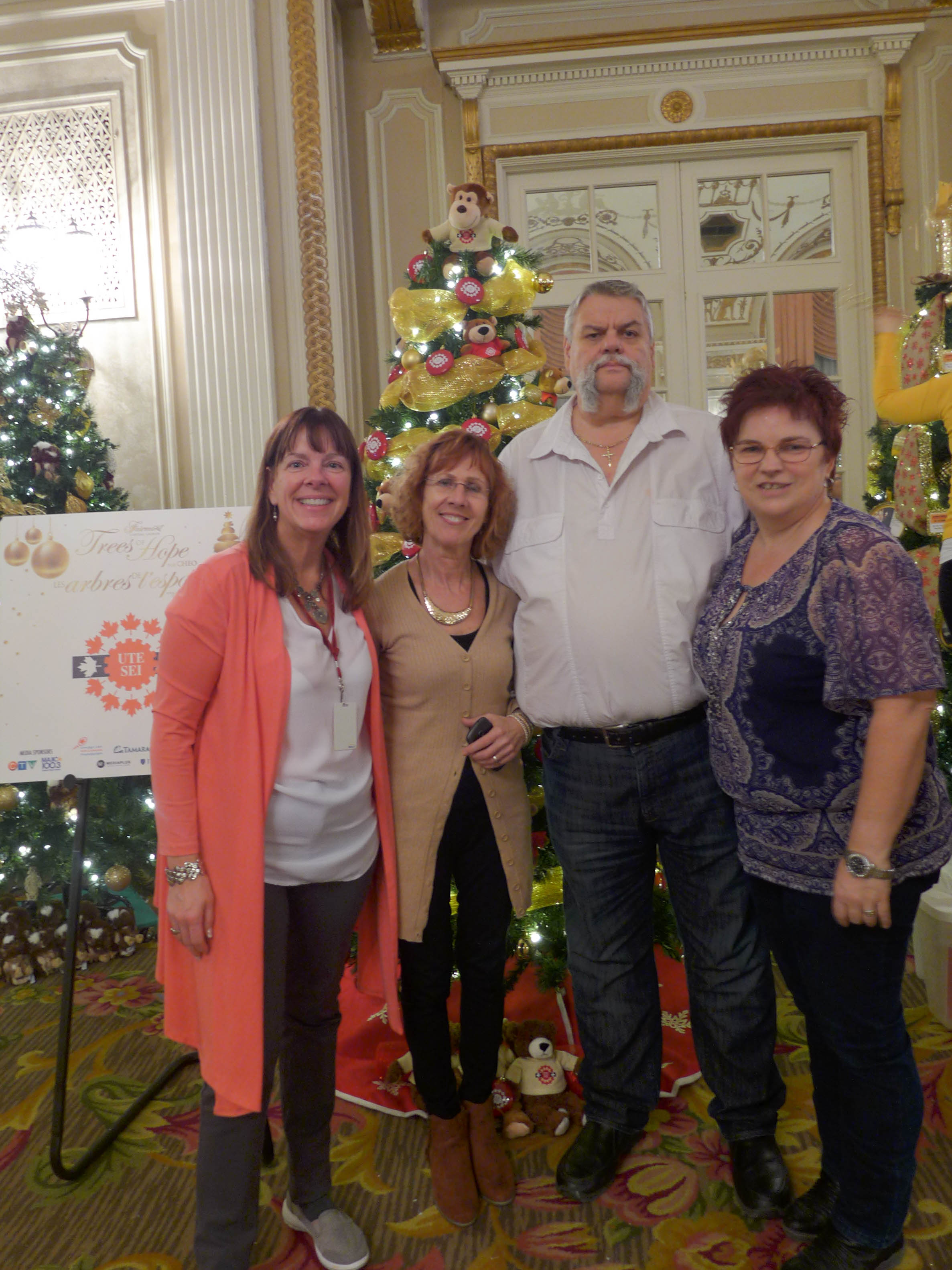Annette Melanson, Pierrette Labrie, Robert Campbell, Sylvie Bastien