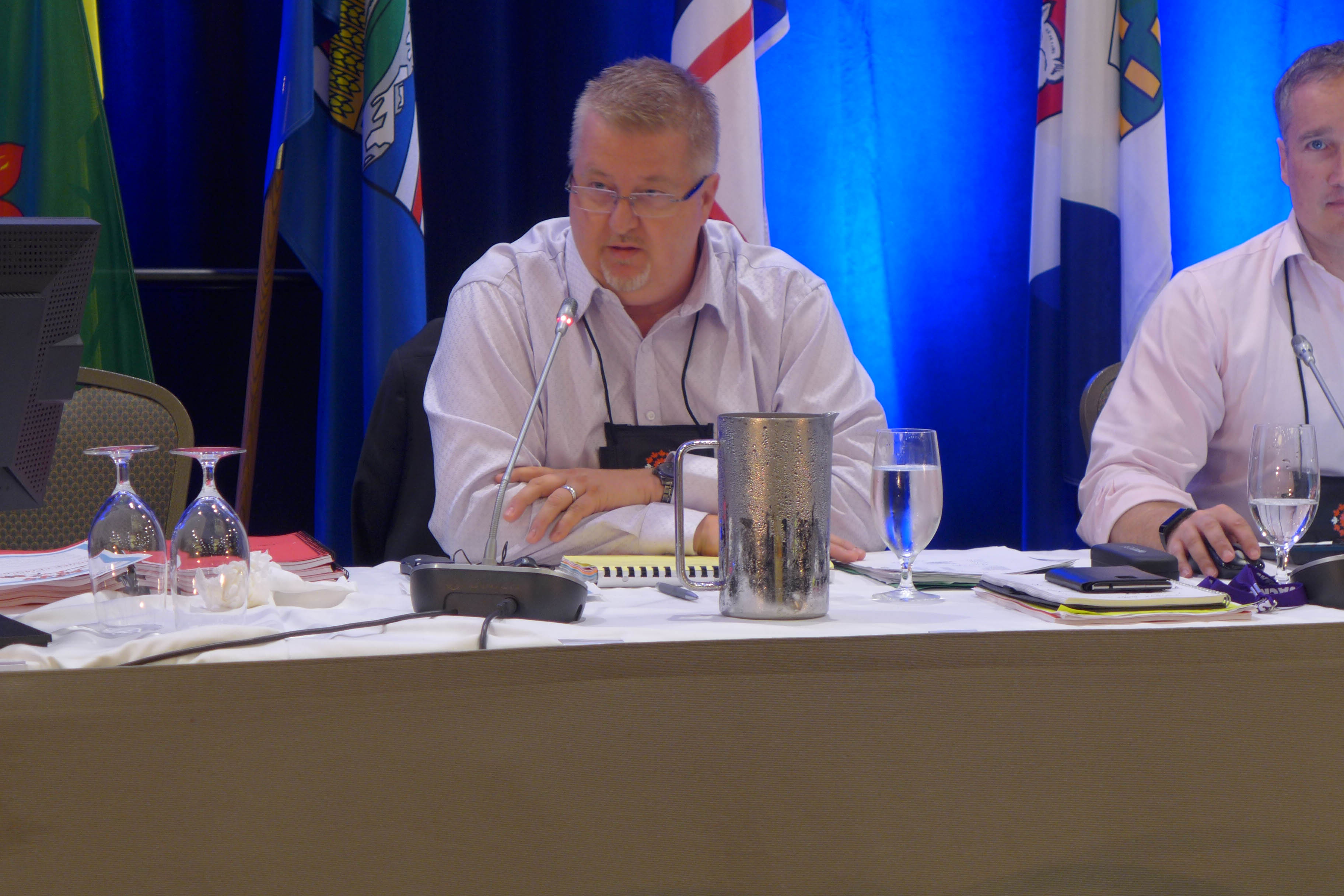 Marc Brière, Chairperson of the Finance Resolutions Committee