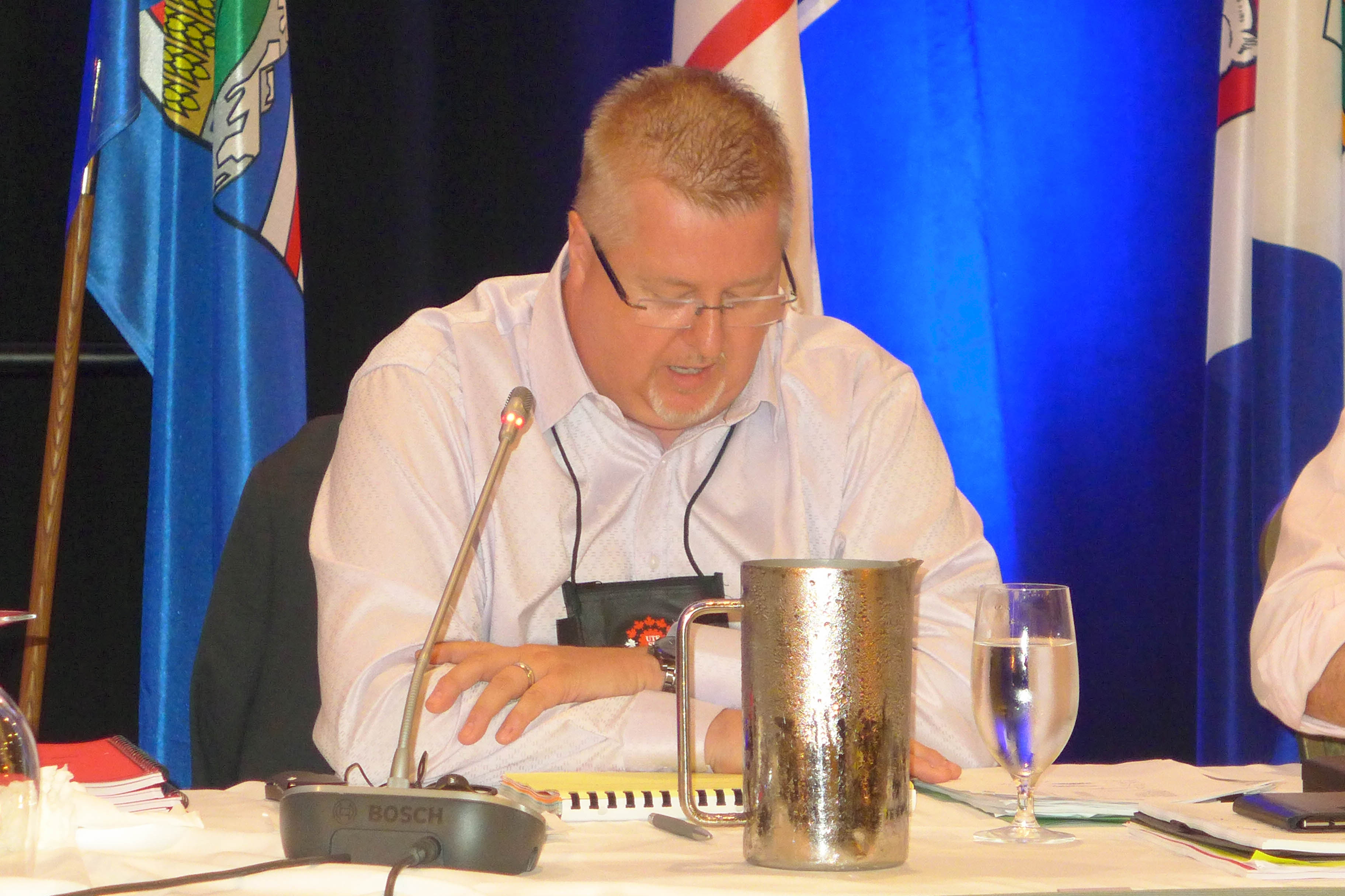 Marc Brière, Chairperson of the Finance Resolutions Committee
