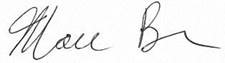 Marc Brière's signature