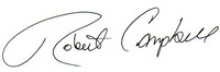 Robert Campbell signature