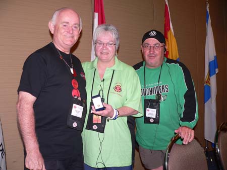 Bryce Krochter, Betty Bannon and Terry Dupuis