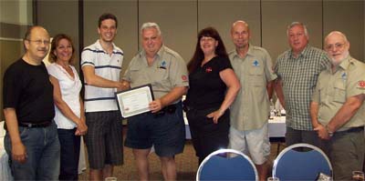 presentation to Benoit Fraser