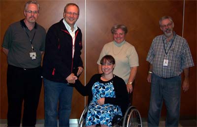 presentation to Lesleigh Elgie