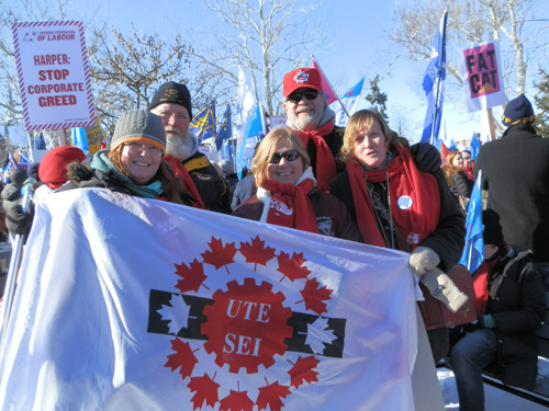 Left to right, Jayme Morris – London, Bob Black-Hamilton, Deb Willett-St Catharines, Nick Stein-Windsor, Barb Pawlovich-London